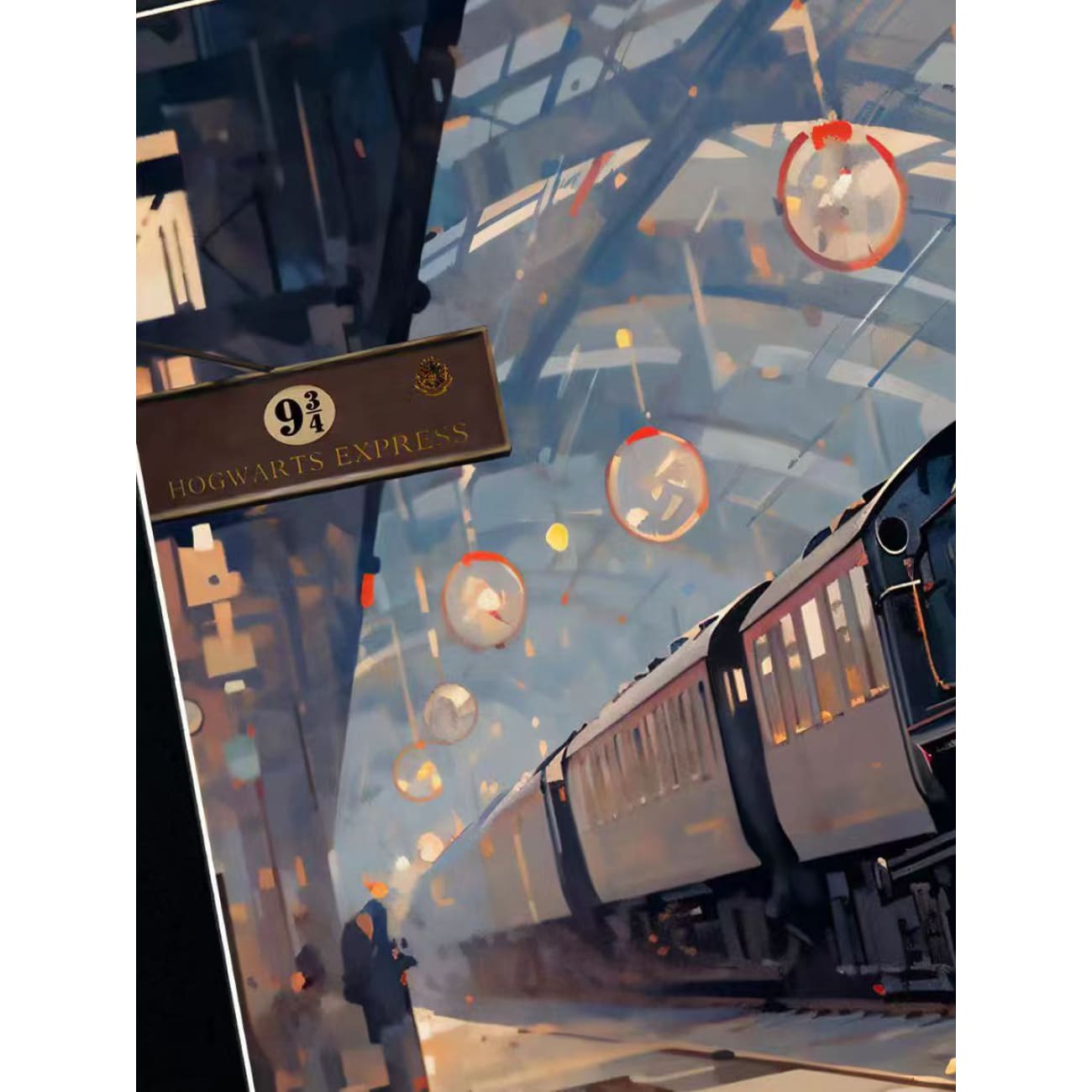Xing Kong Studio - Platform Nine and Three-Quarters Poster Frame