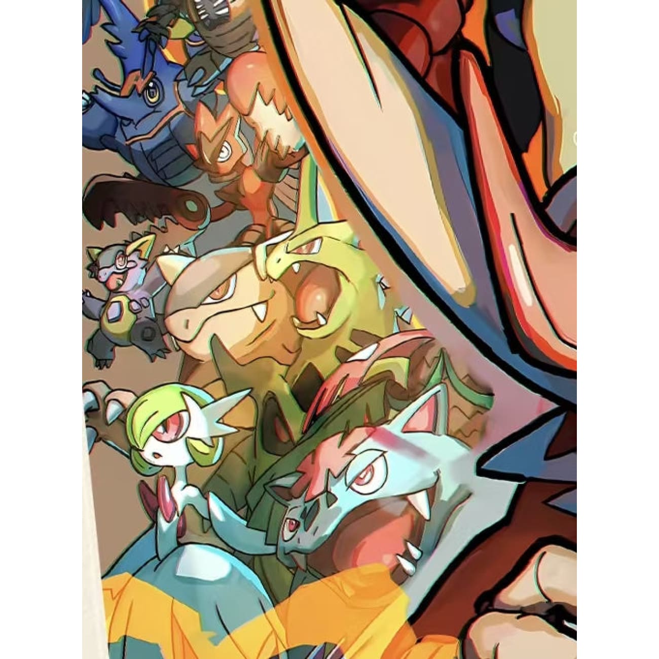 Xing Kong Studio - Pokemon X and Y Poster Frame