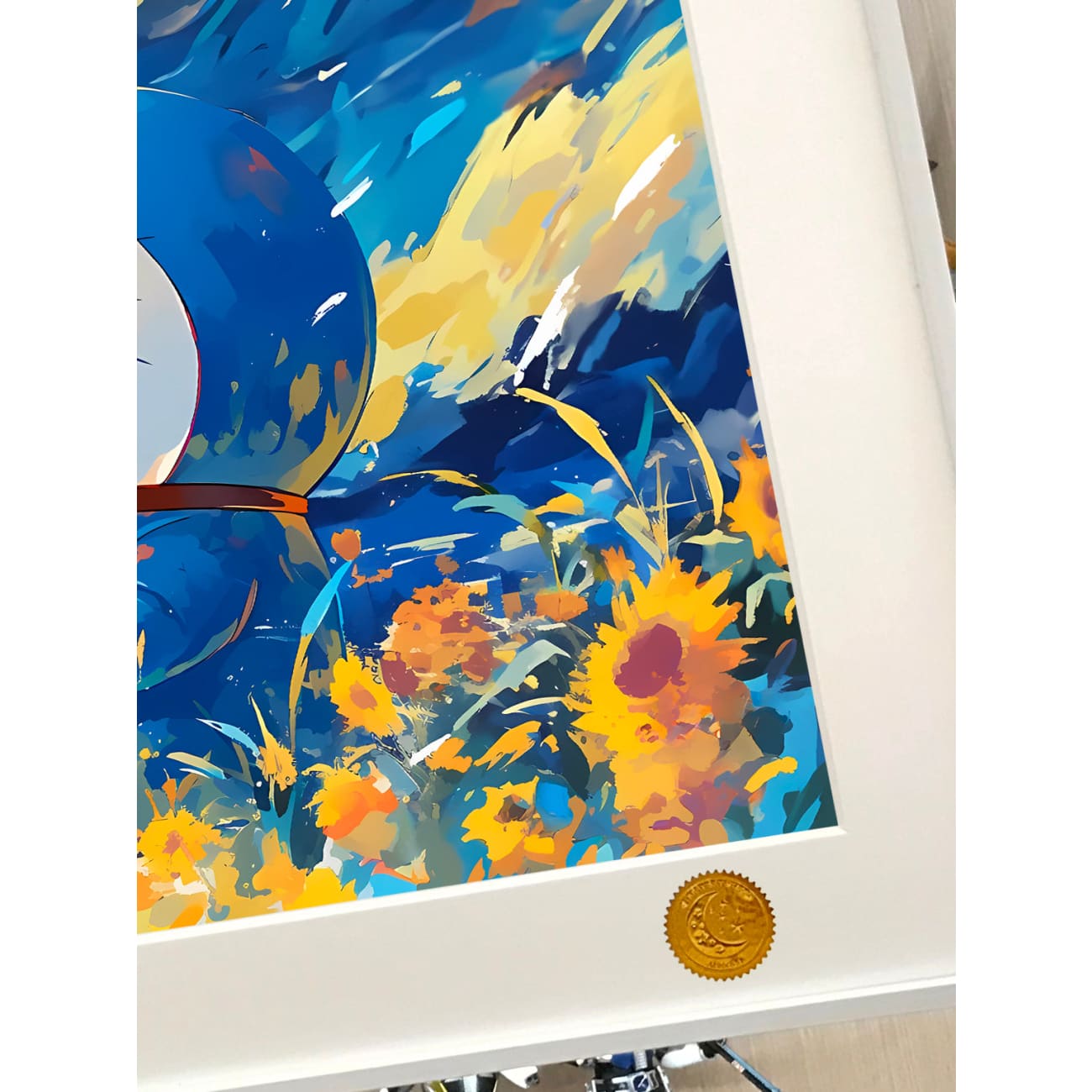 Xing Kong Studio - The Starry Night Doraemon Poster Frame