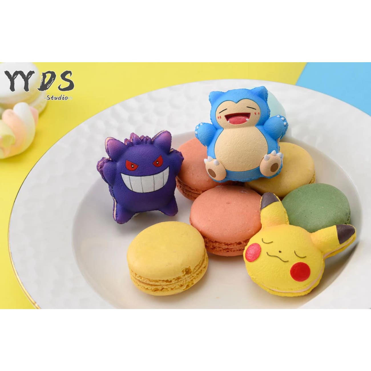 YYDS Studio - Macaron Snorlax, Gengar, Pikachu