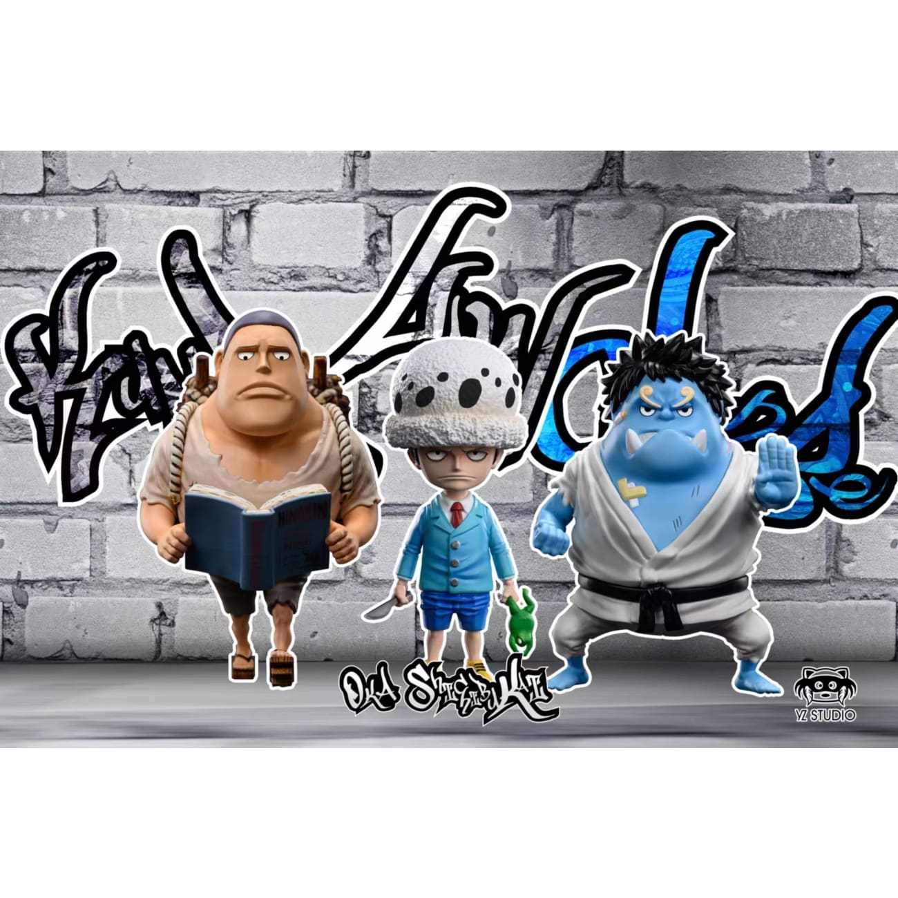 YZ Studio - Childhood Bartholemew Kuma / Childhood Jinbe / Childhood Trafalgar D. Water Law