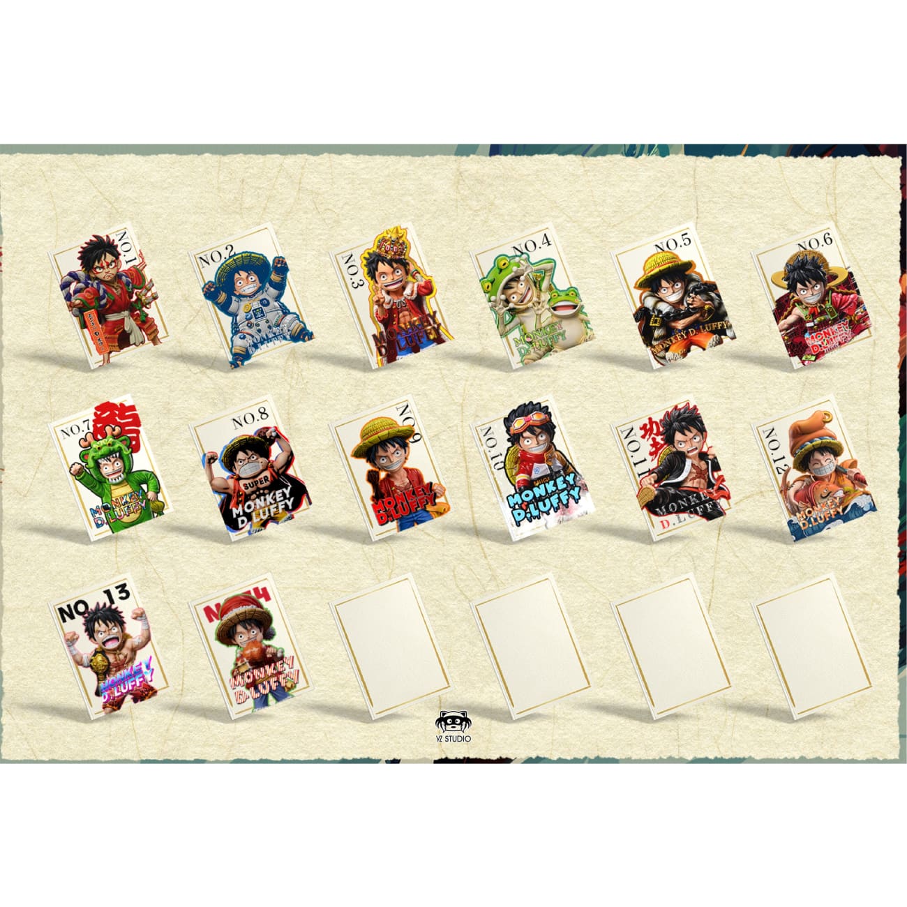 YZ Studio - Christmas Monkey D. Luffy