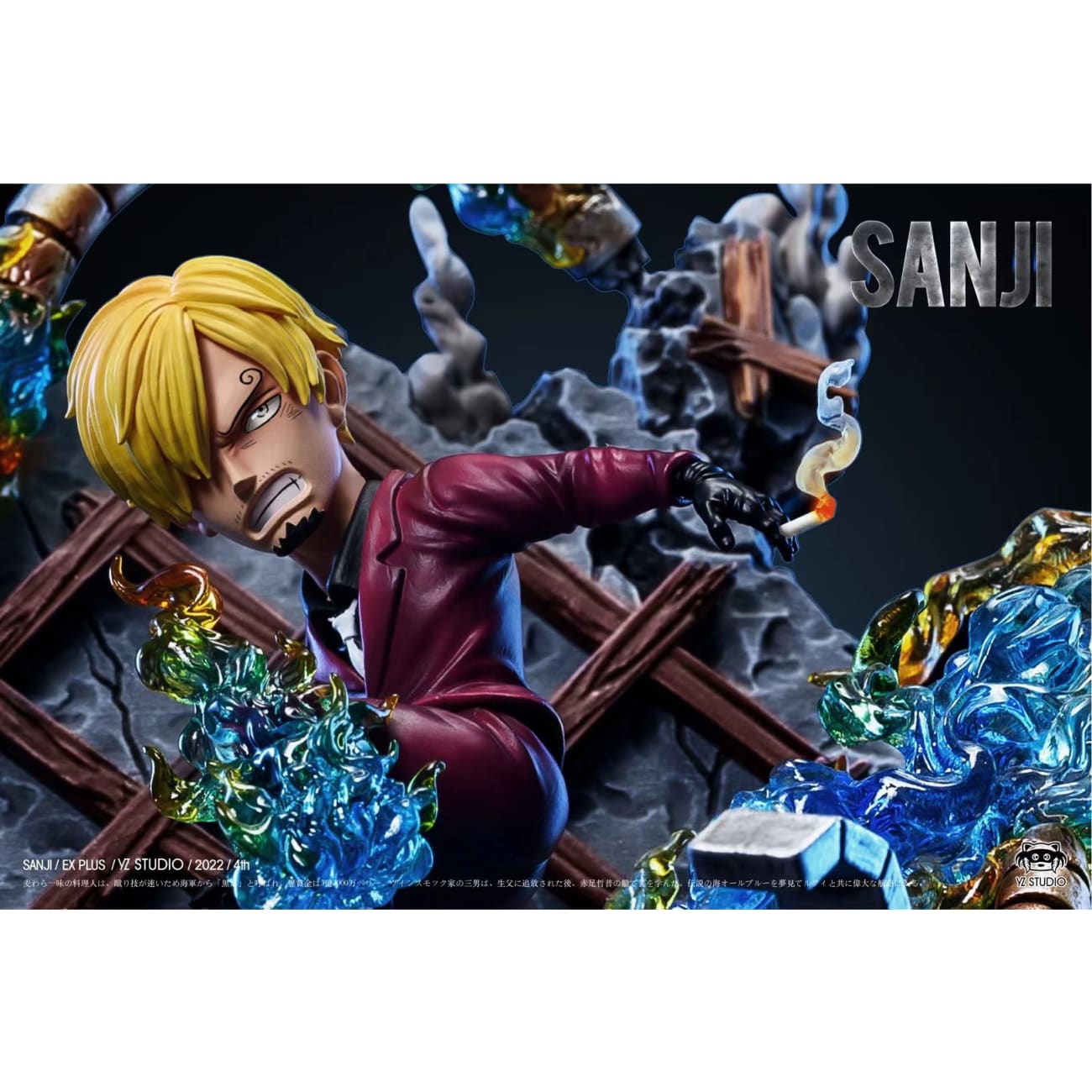 YZ Studio - Vinsmoke Sanji Blue Flames