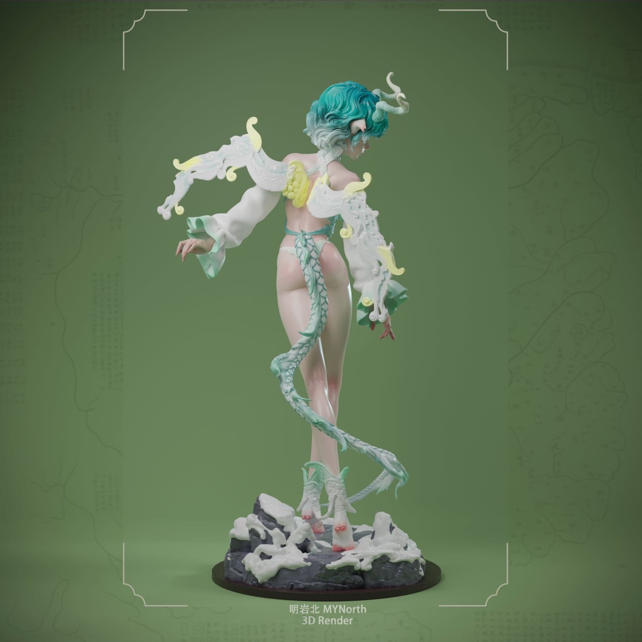 ZN Studio - Shanhai Bai Ze White Model Kit