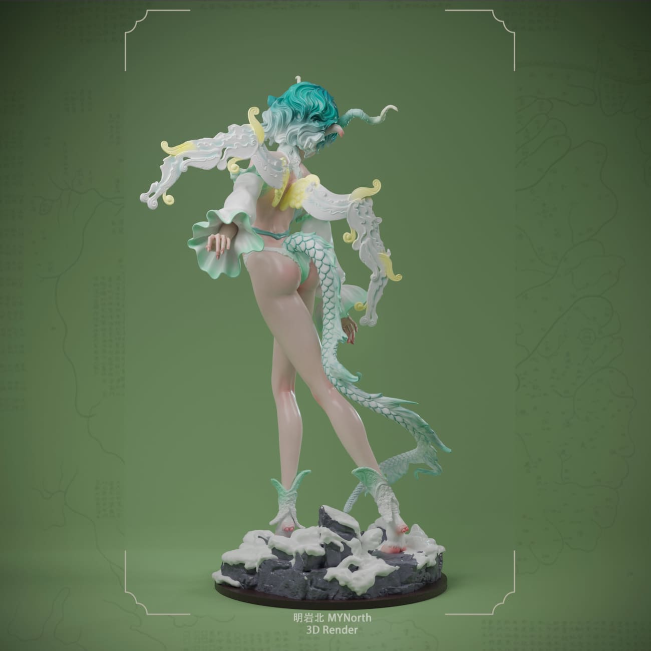 ZN Studio - Shanhai Bai Ze White Model Kit
