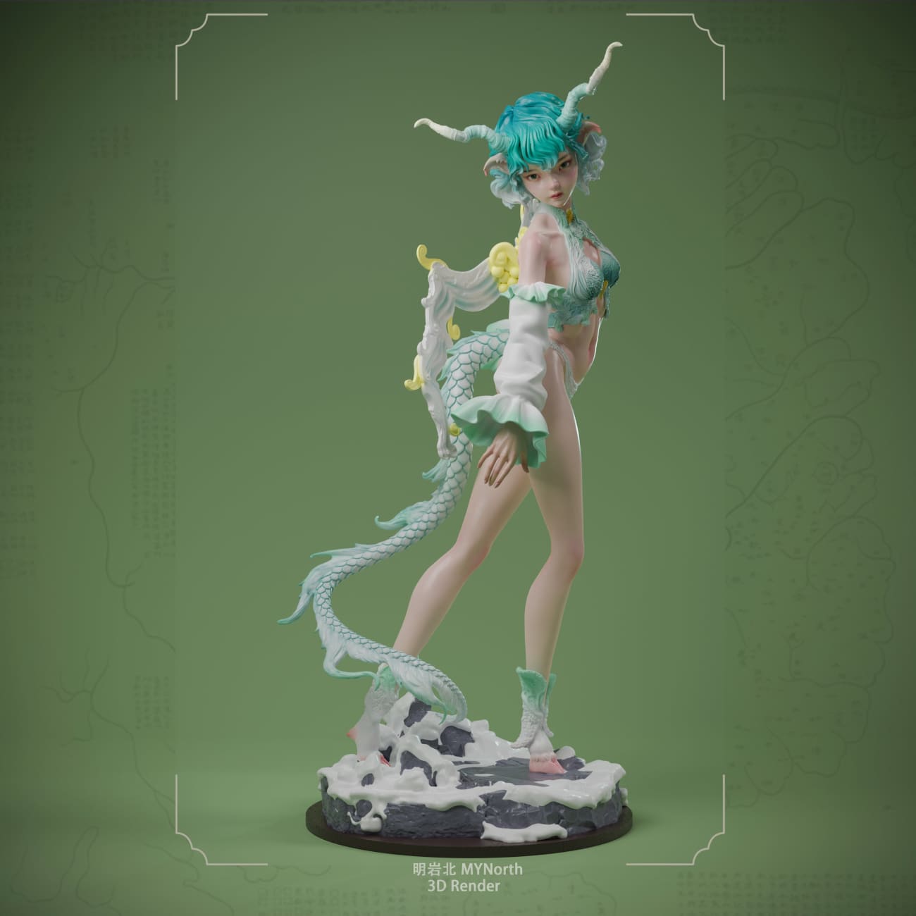 ZN Studio - Shanhai Bai Ze White Model Kit
