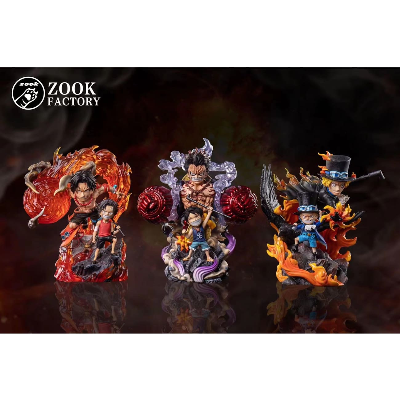 Zook Factory - Portgas D. Ace and Young Ace