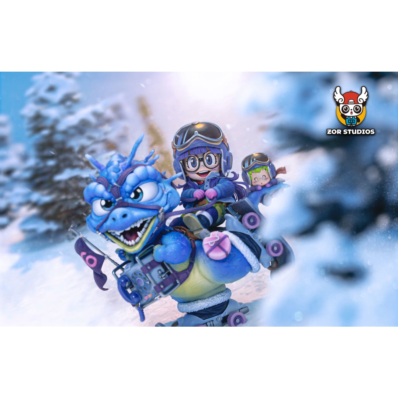 ZOR Studio - Arale Riding a Dragon