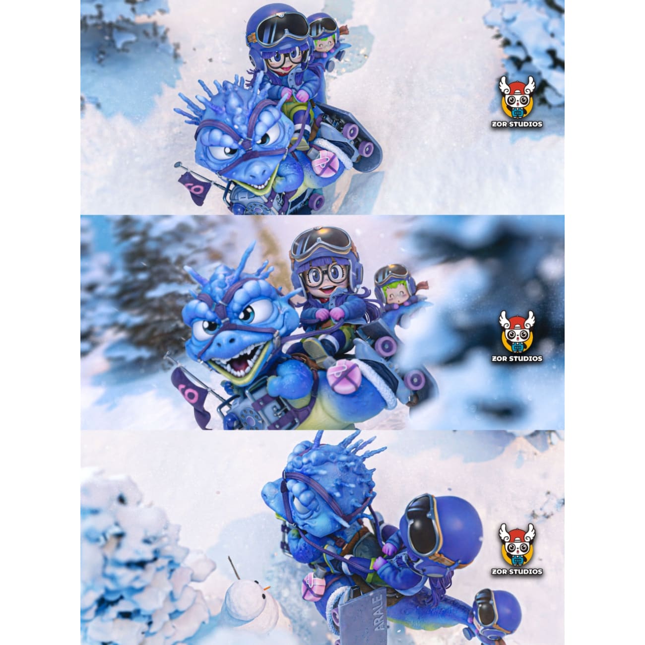 ZOR Studio - Arale Riding a Dragon