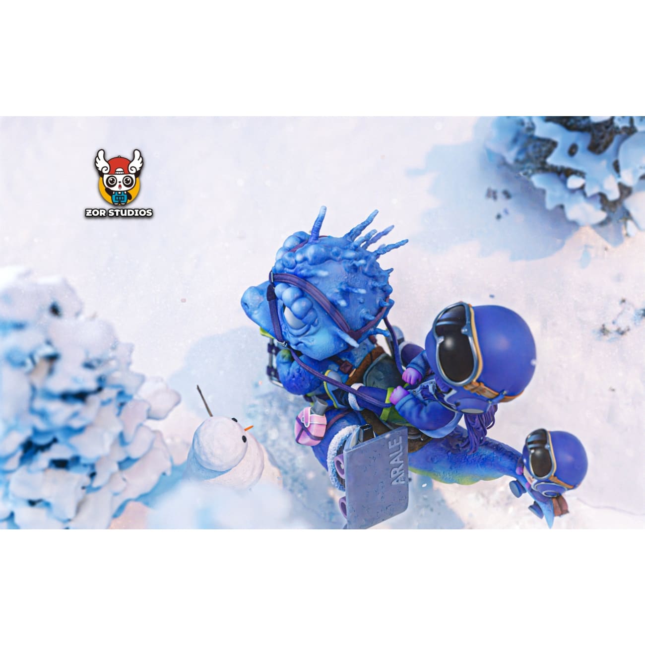 ZOR Studio - Arale Riding a Dragon