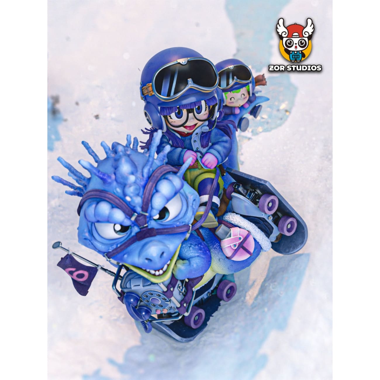 ZOR Studio - Arale Riding a Dragon