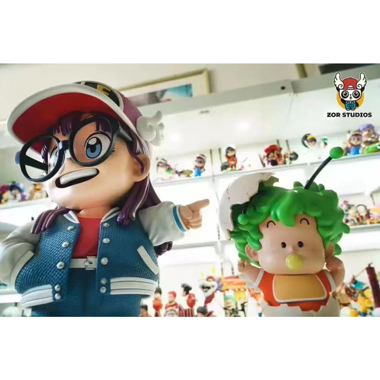 Zor Studio - Baseball Uniform Arale & Gatchan