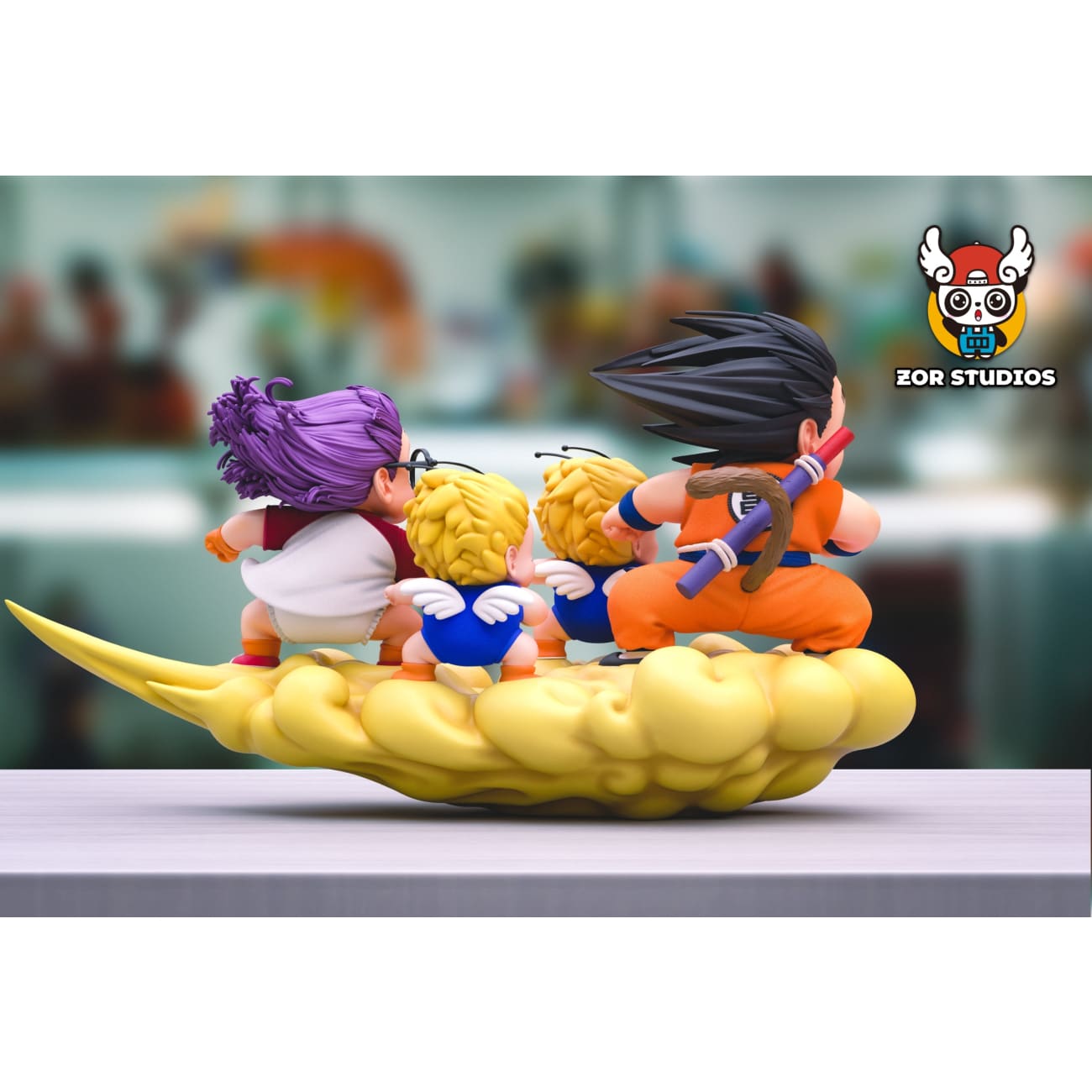 ZOR Studio - Son Goku & Arale Norimaki Riding Clouds