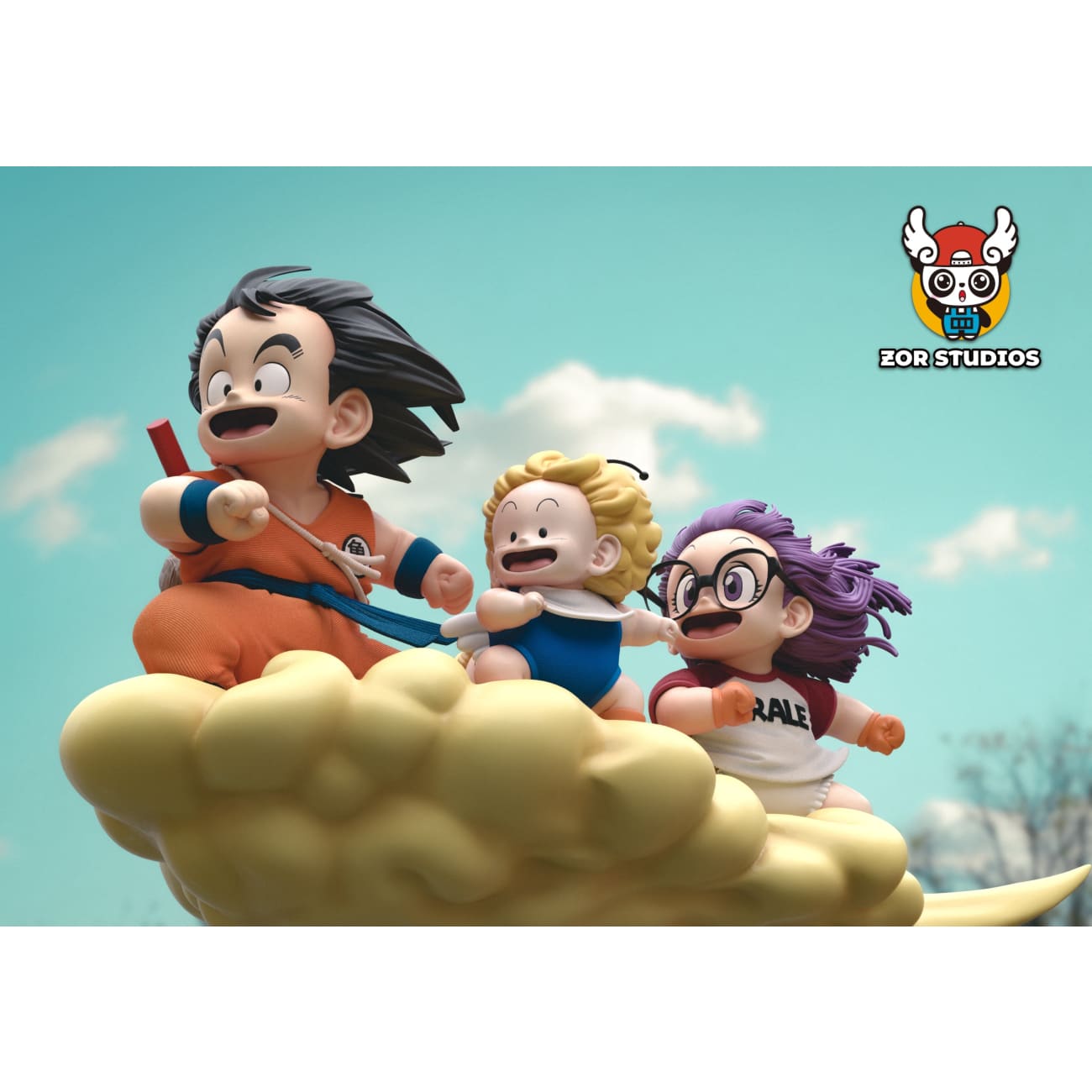ZOR Studio - Son Goku & Arale Norimaki Riding Clouds