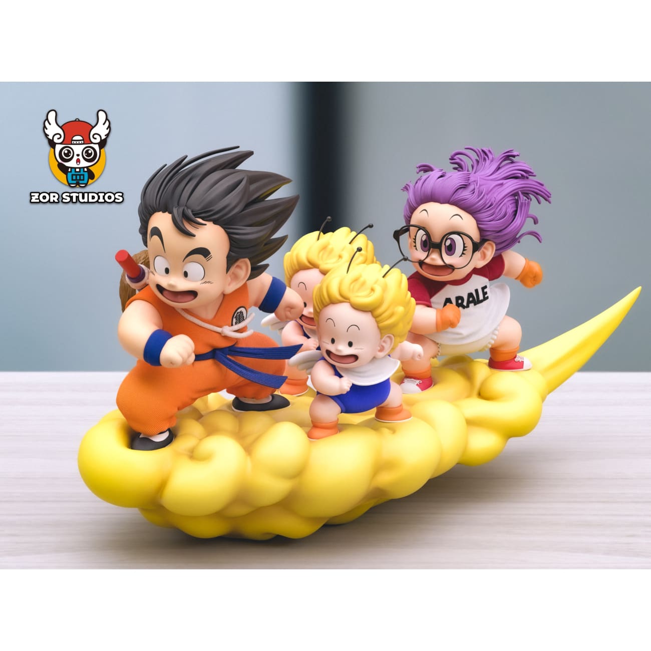 ZOR Studio - Son Goku & Arale Norimaki Riding Clouds
