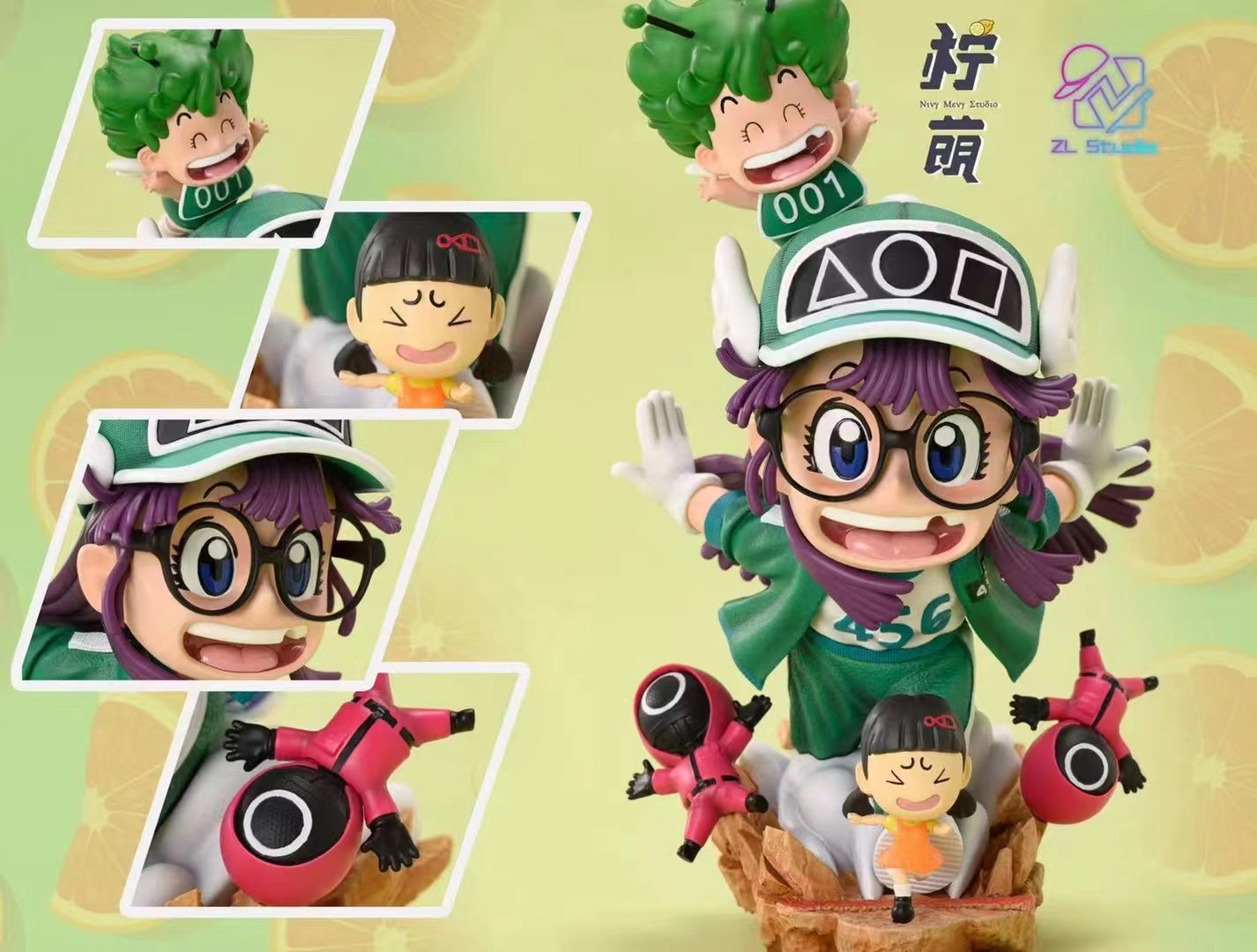 ZL studio - Arale in Squid Game theming