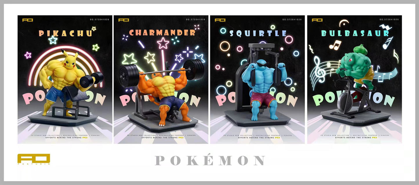 FO Studio - Muscular Squirtle / Muscular Bulbasaur