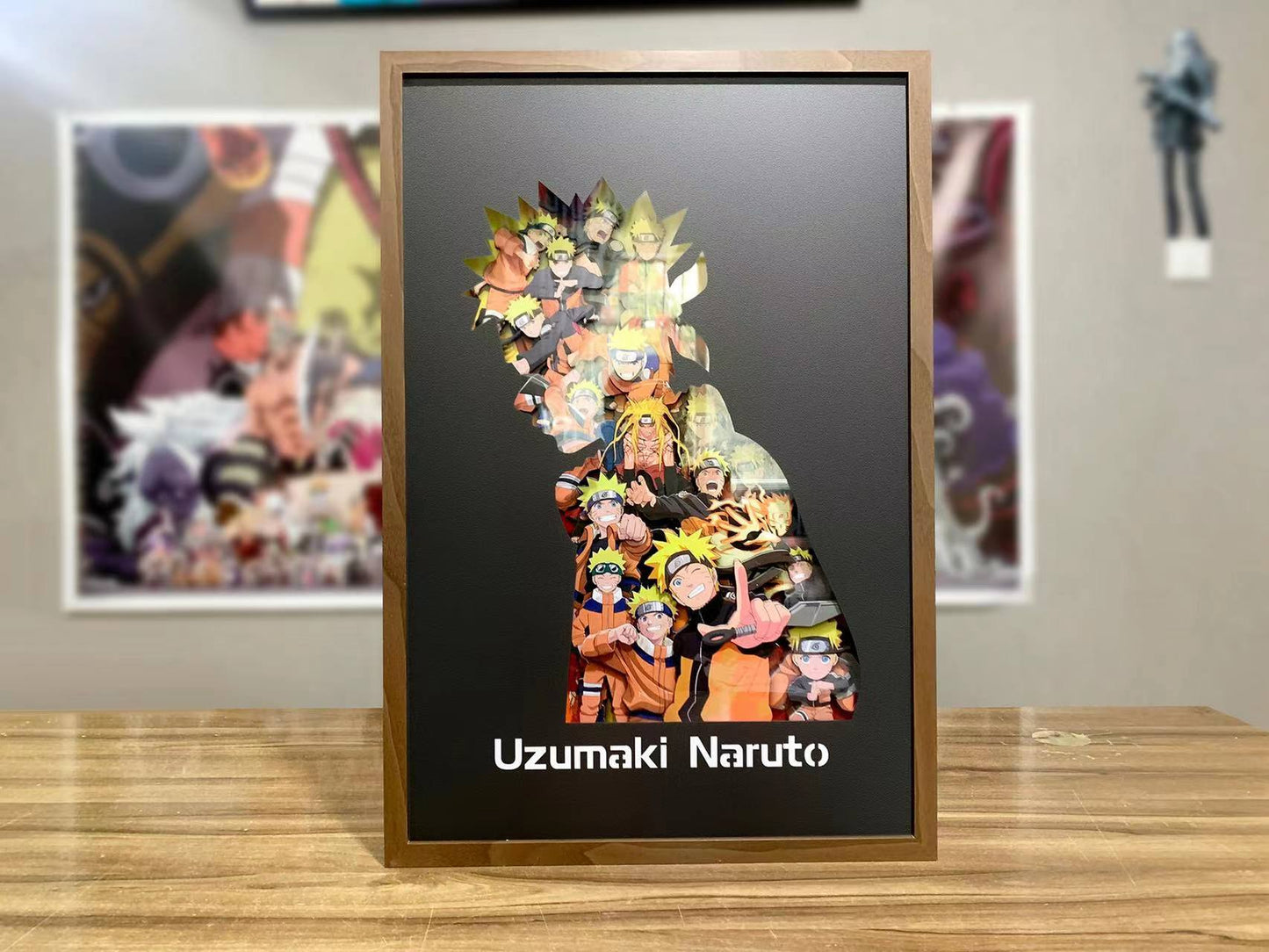 Cut out 3D layering Uzumaki Naruto Poster Frame