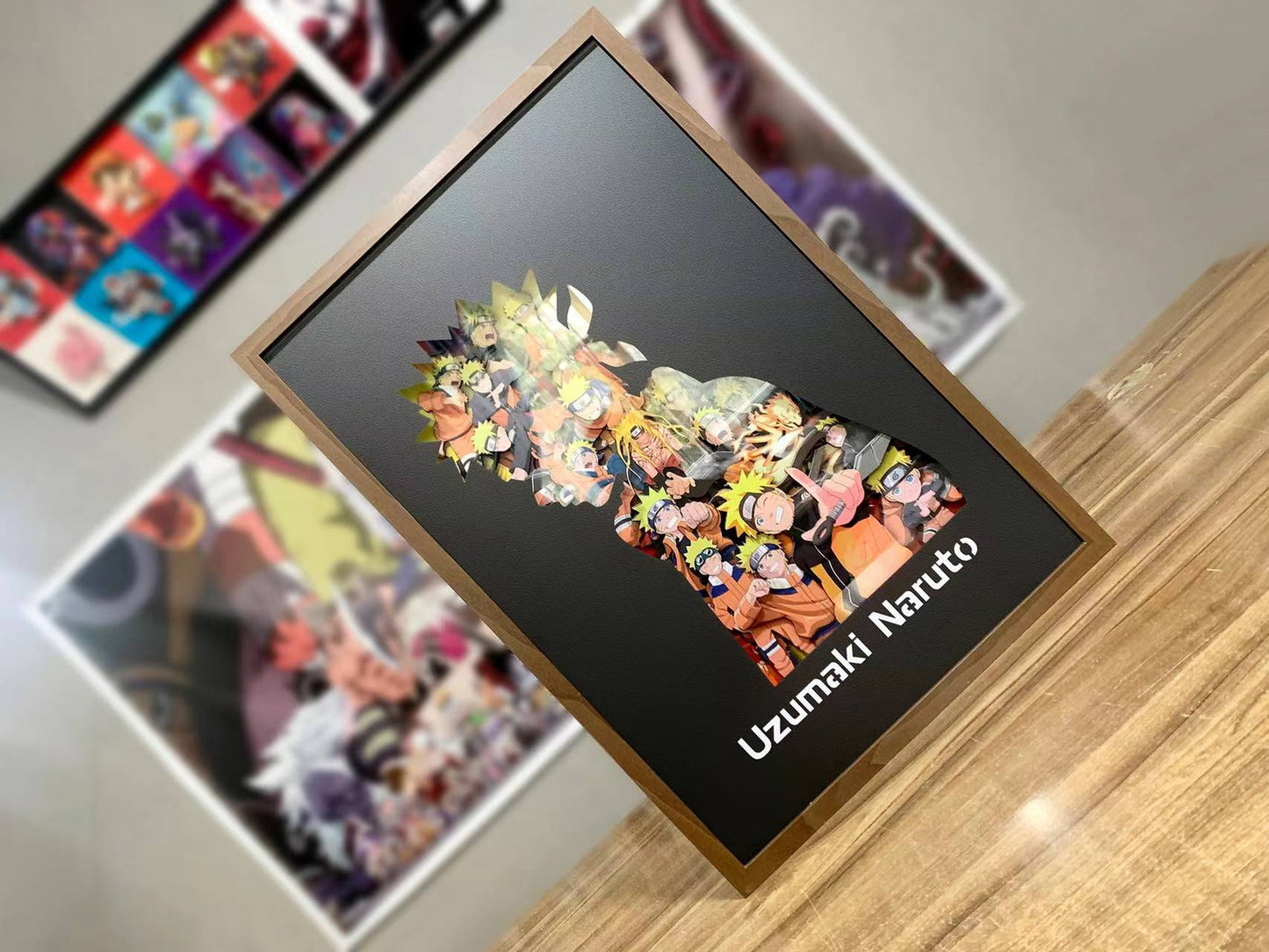 Cut out 3D layering Uzumaki Naruto Poster Frame