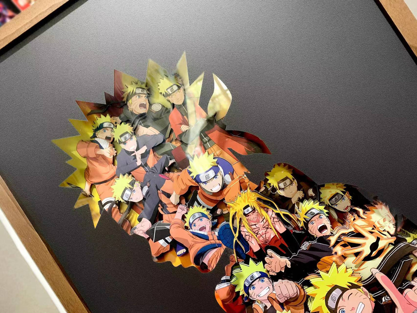 Cut out 3D layering Uzumaki Naruto Poster Frame