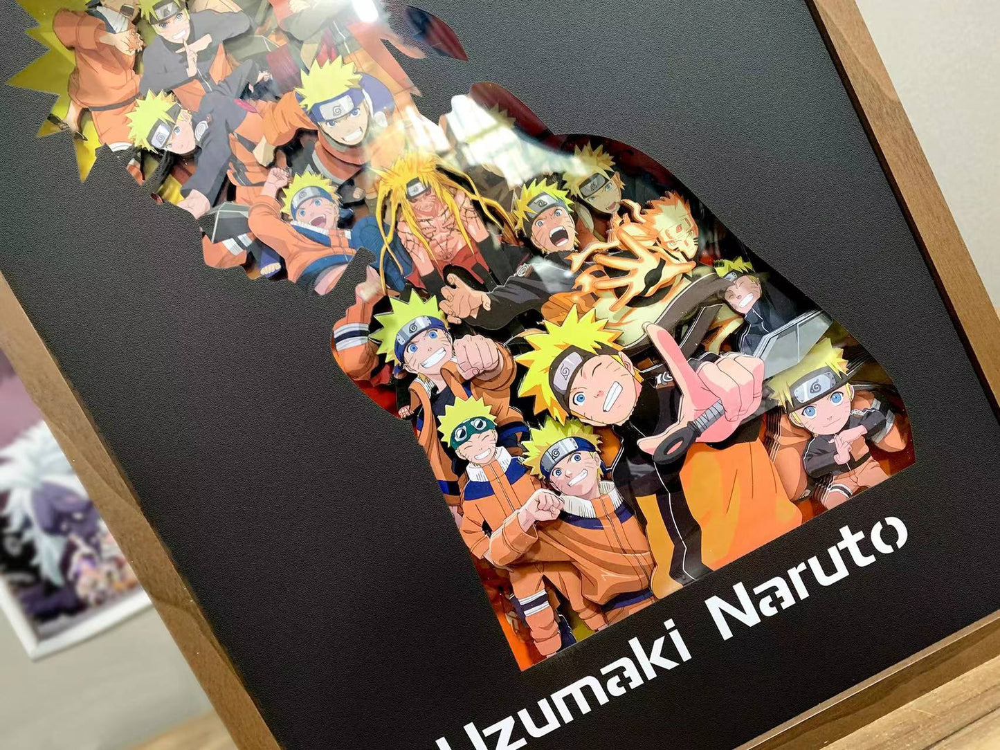 Cut out 3D layering Uzumaki Naruto Poster Frame