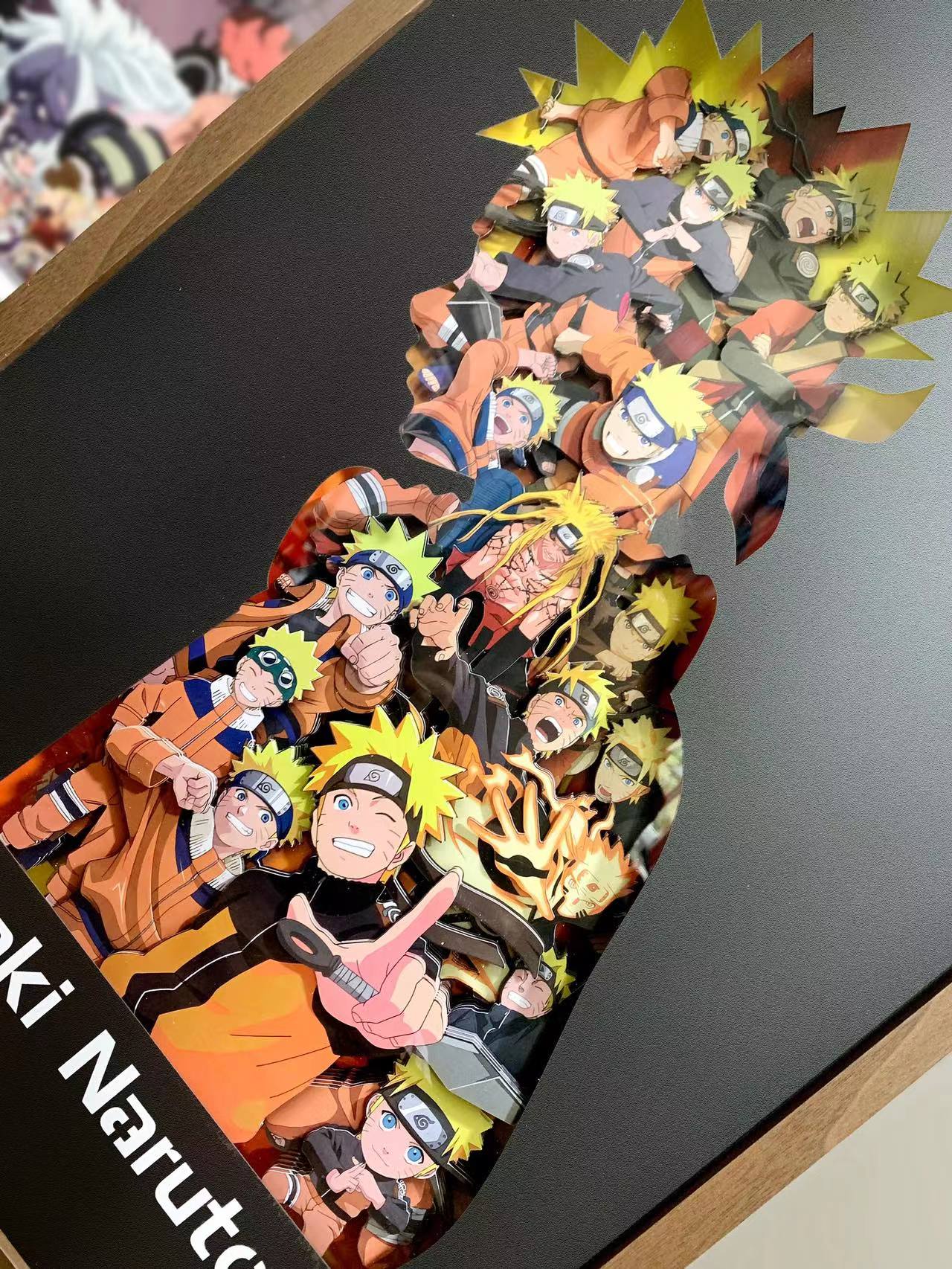 Cut out 3D layering Uzumaki Naruto Poster Frame