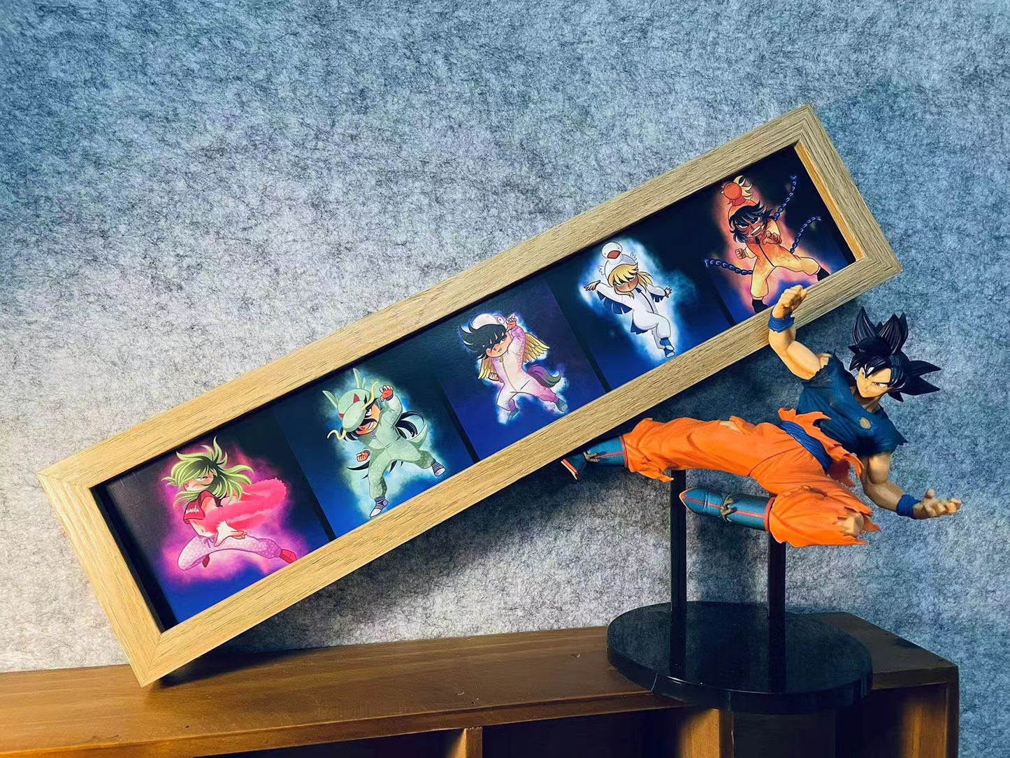 Cute version Saint Seiya character poster frame