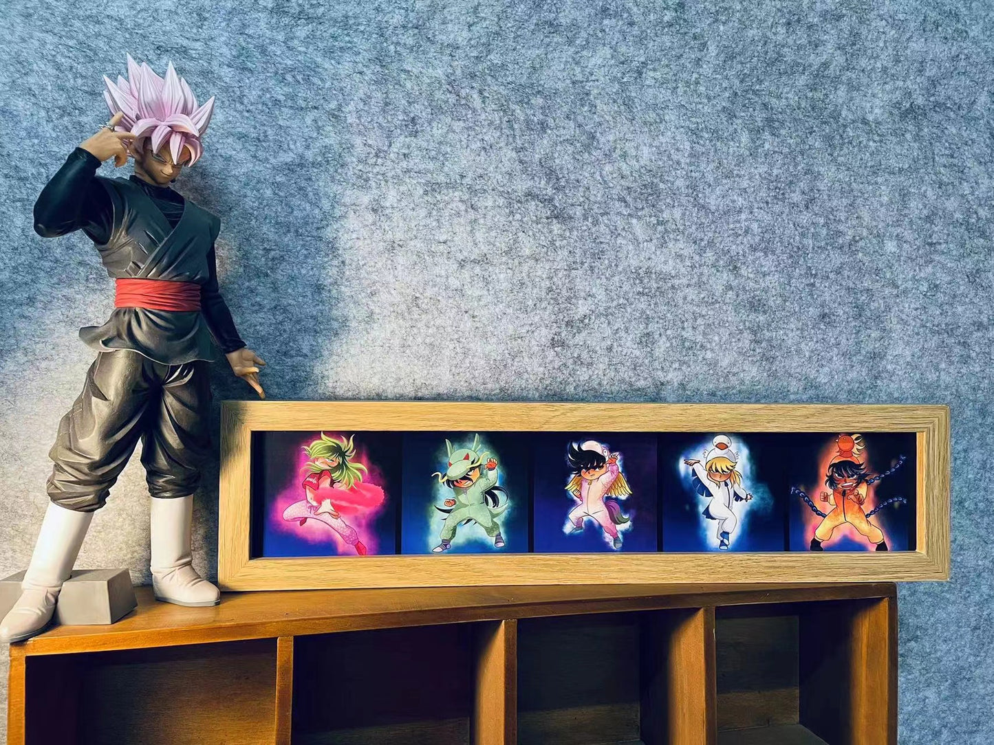 Cute version Saint Seiya character poster frame