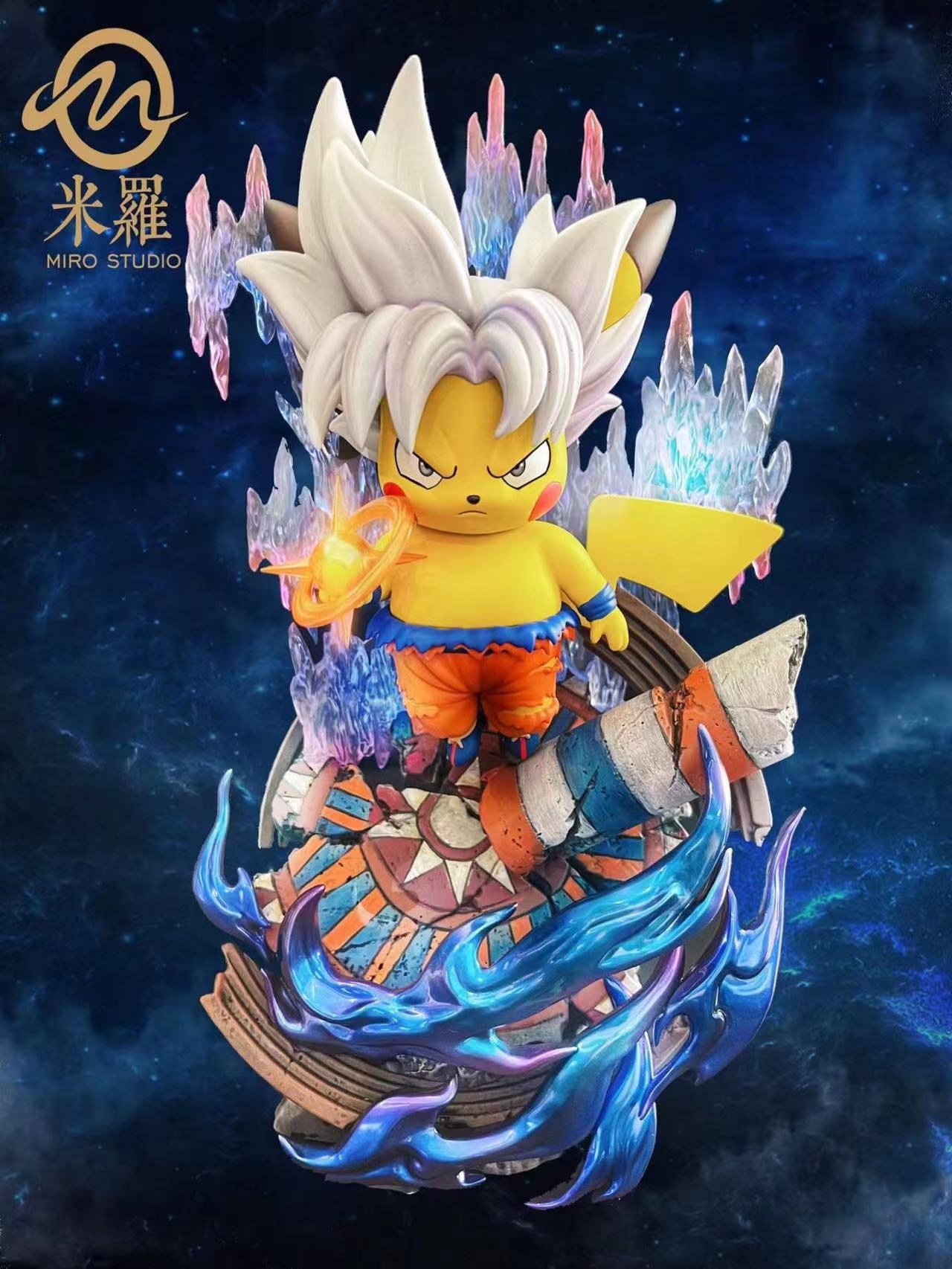 Miro Studio - Pikchu cosplay Ultra instinct Son Goku