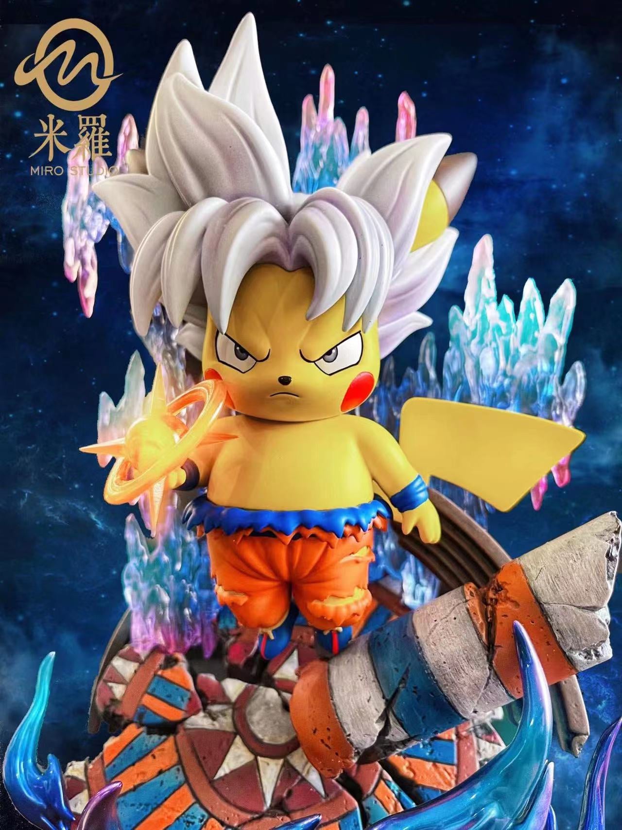 Miro Studio - Pikchu cosplay Ultra instinct Son Goku
