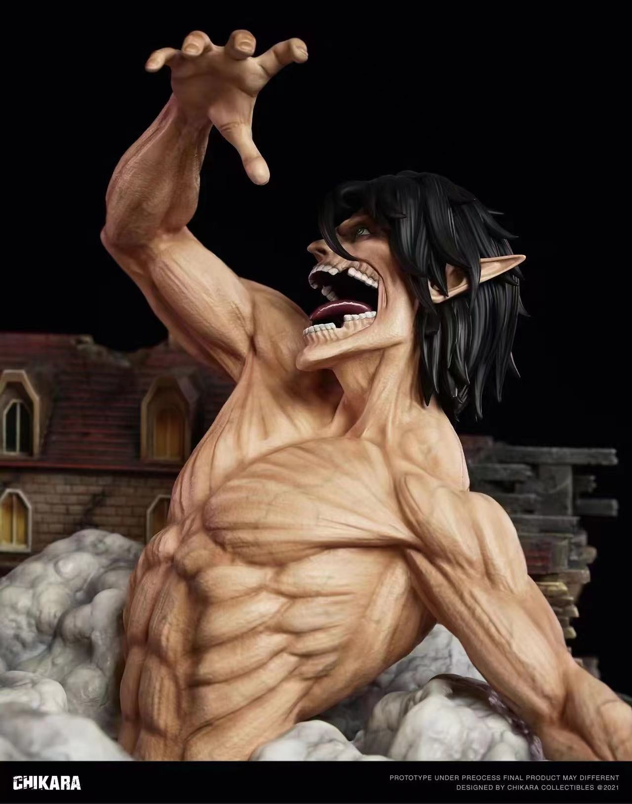 Chikara - Eren Yeager vs Annie Leonhart Titan form