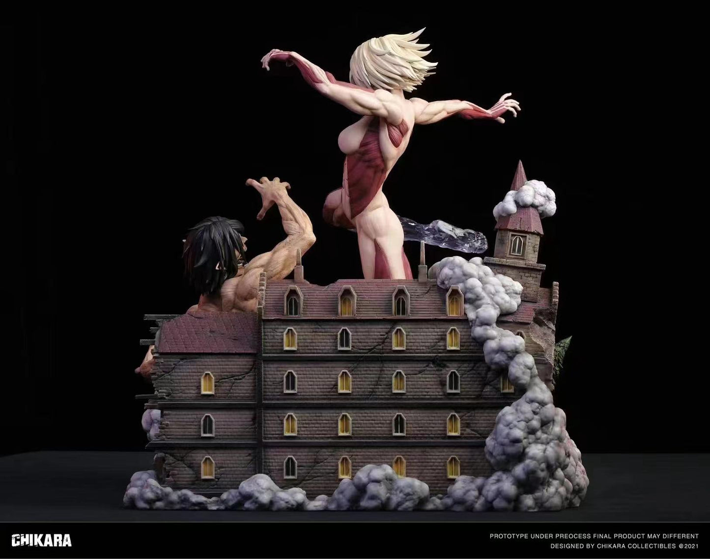 Chikara - Eren Yeager vs Annie Leonhart Titan form