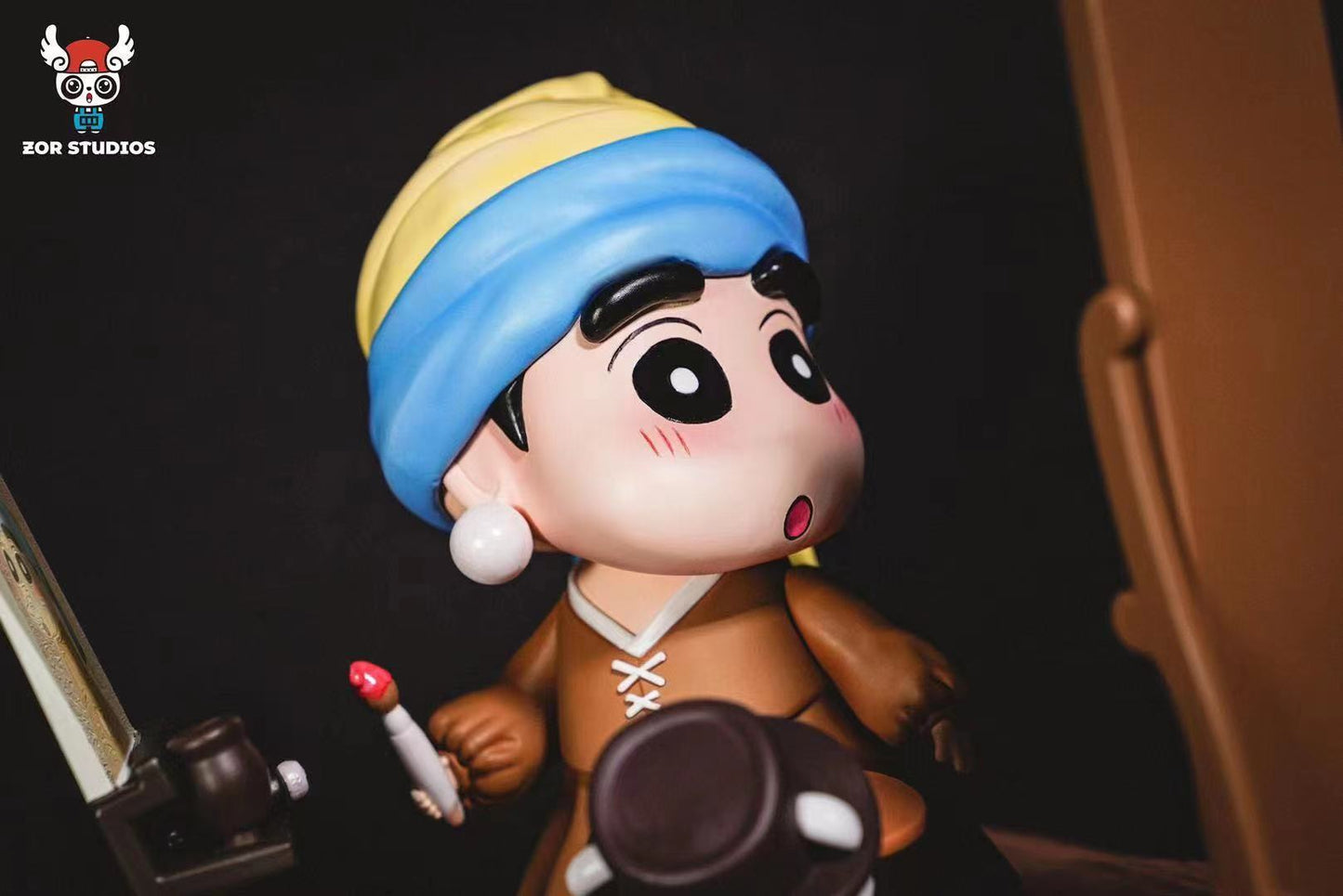 Zor Studios - Crayon Shin Chan Cosplay Girl with a Pearl Earring