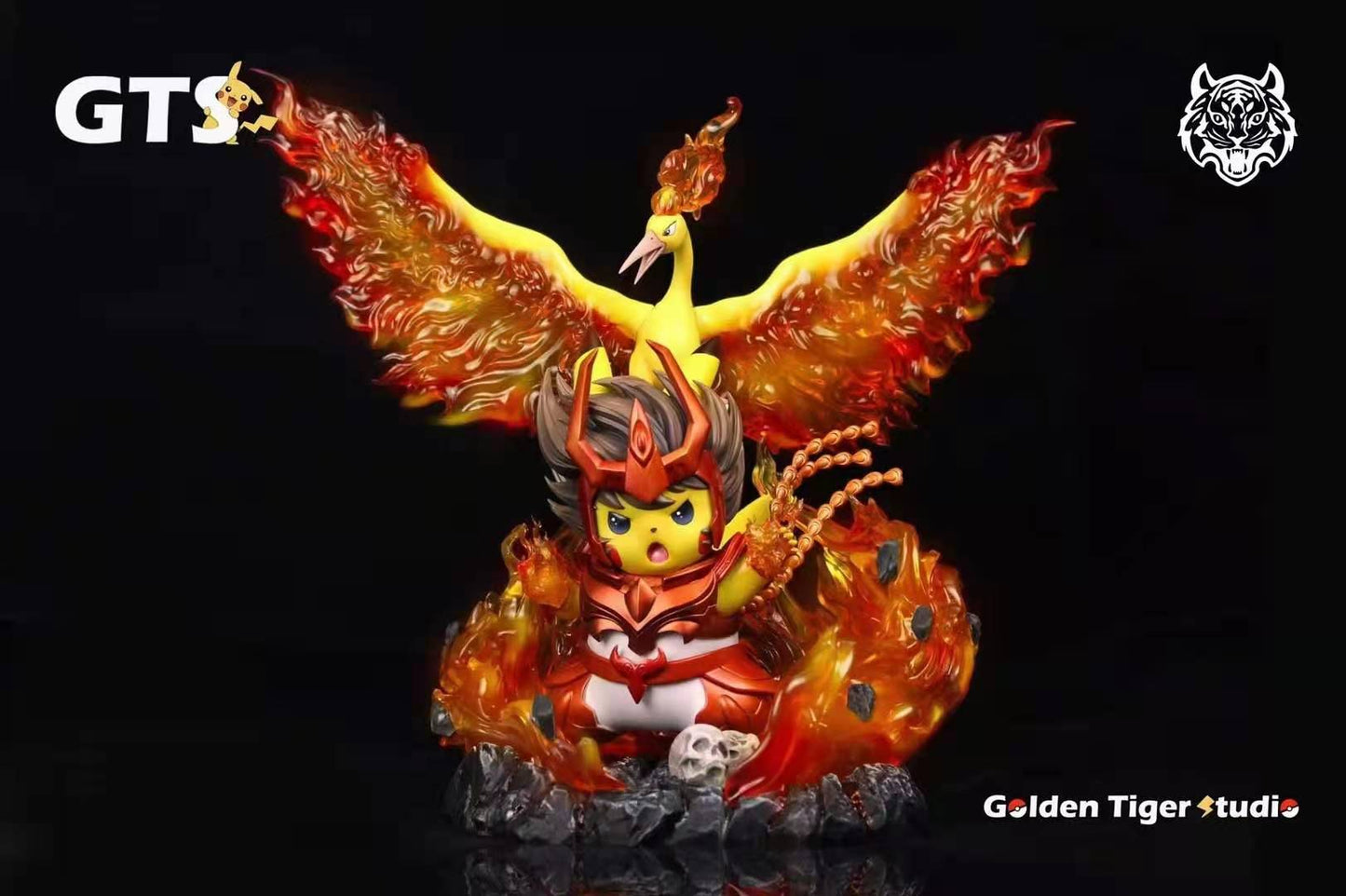 Golden Tiger Studio - Pikachu cosplay Phoenix Ikki (Blue/ Brown hair)