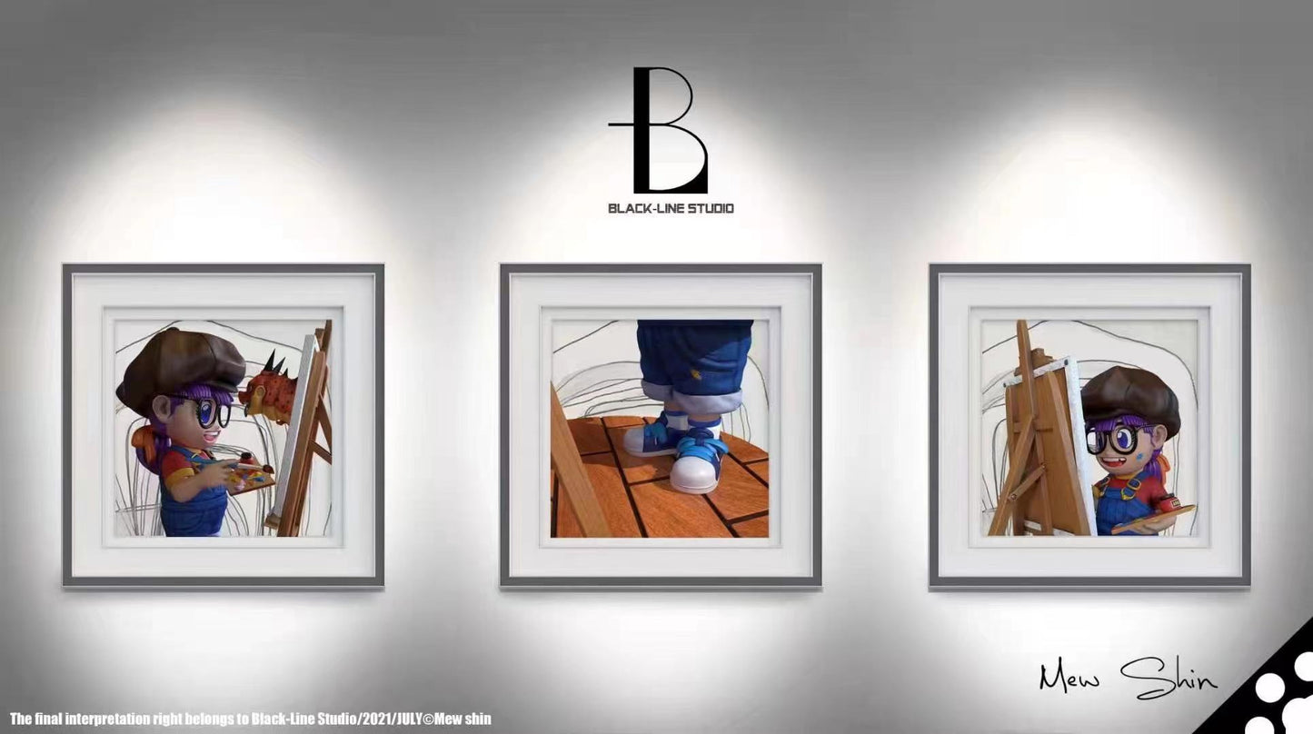 Black-Line Studio - Little painter Arale