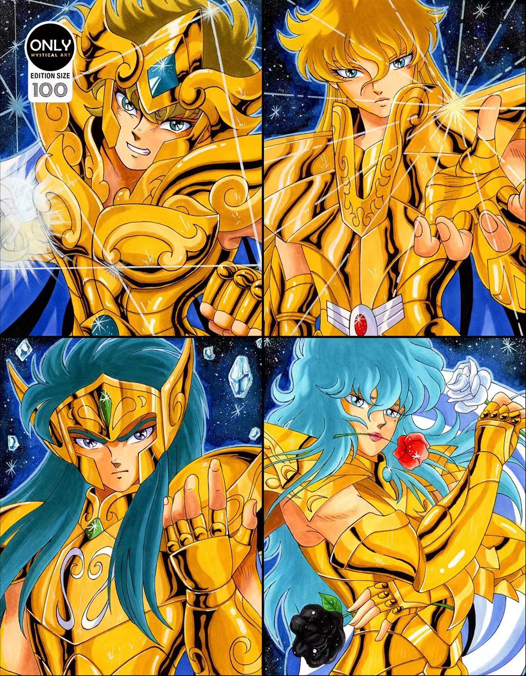 Only Mystical Art - Saint Seiya Poster Frame