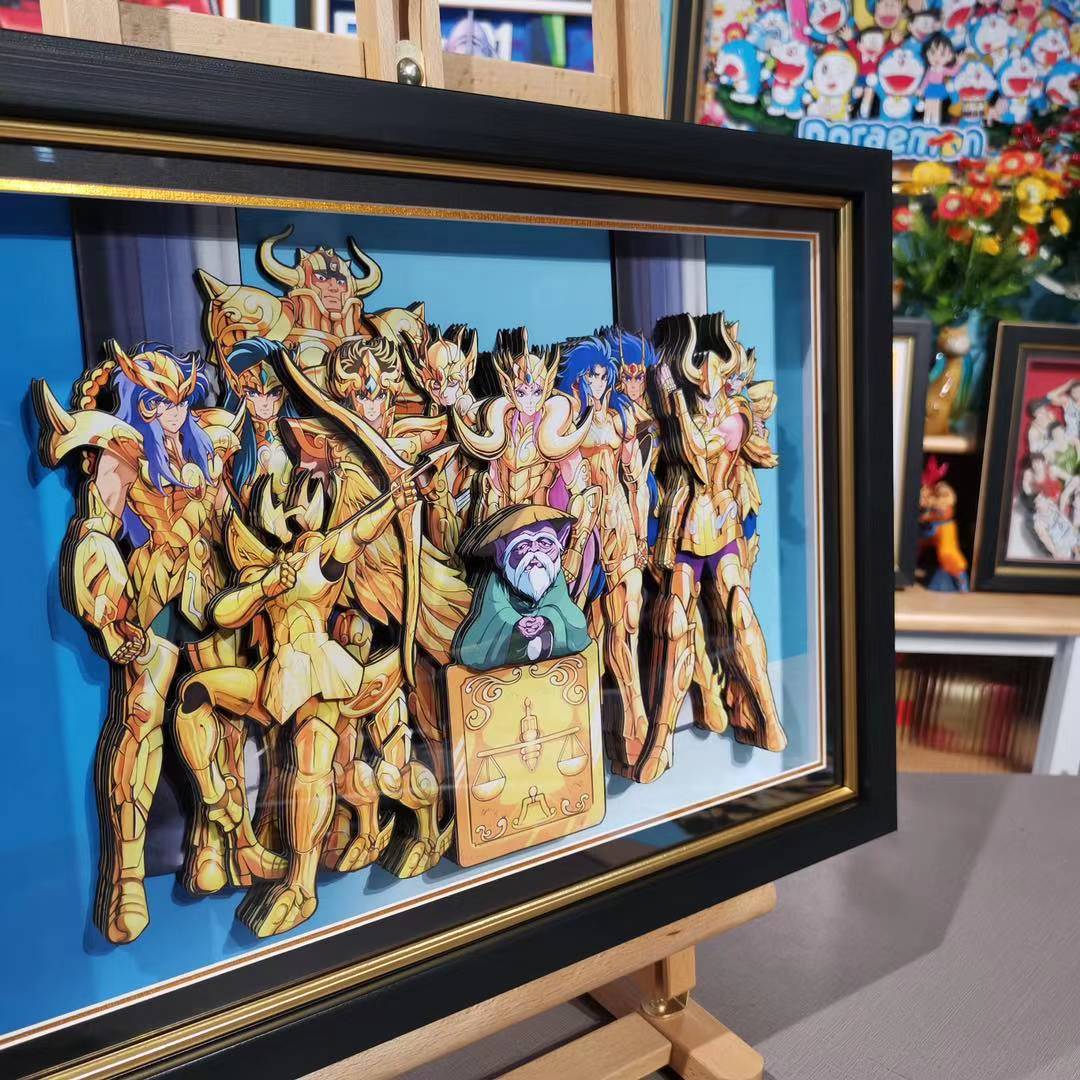 Art Frame - Saint Seiya frame art - 8 layers