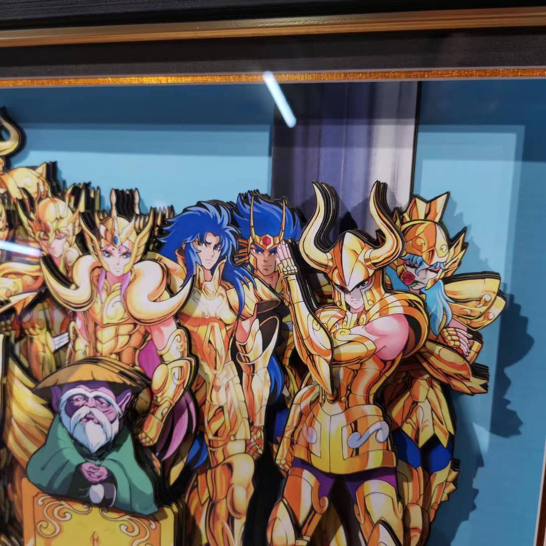 Art Frame - Saint Seiya frame art - 8 layers