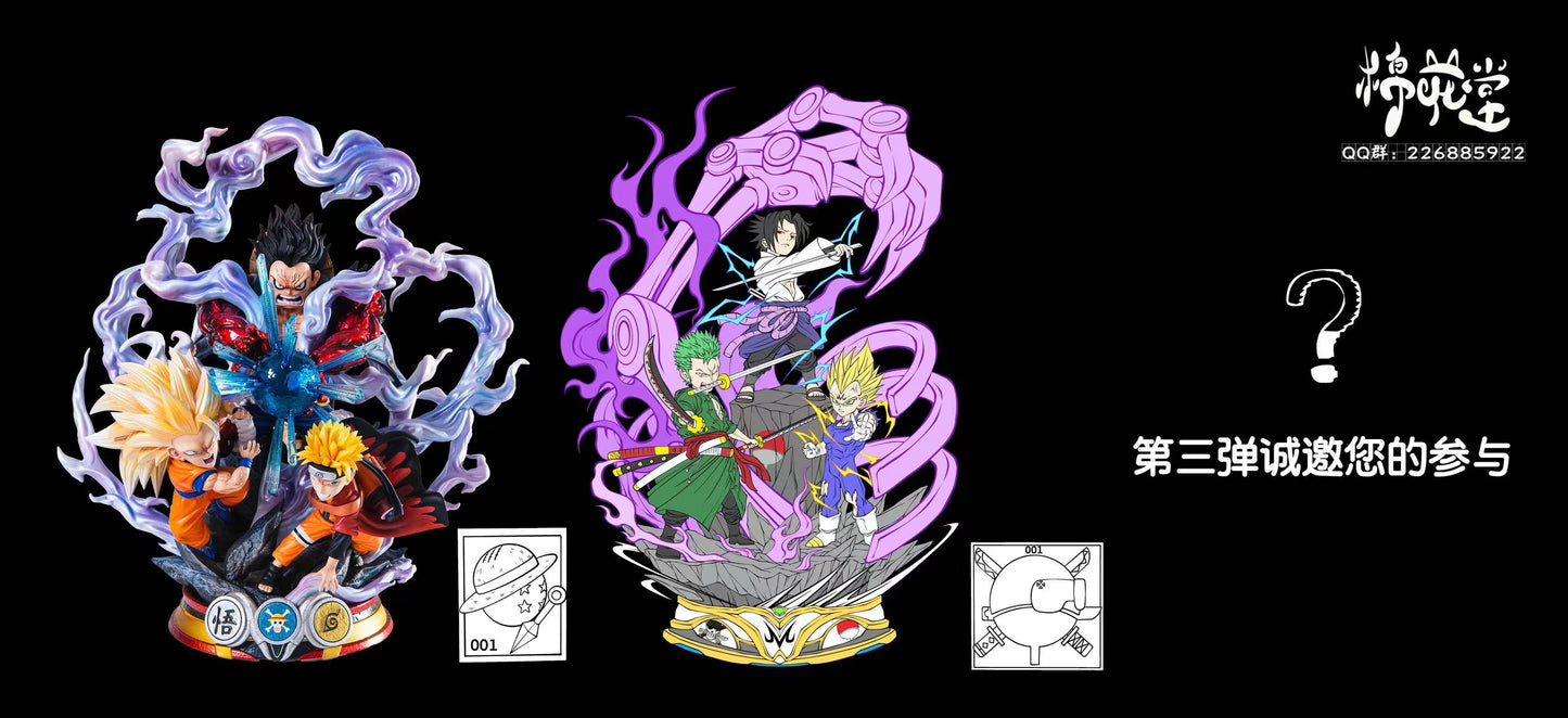 Cotton Hall studio - Luffy, Goku & Uzumaki Naruto