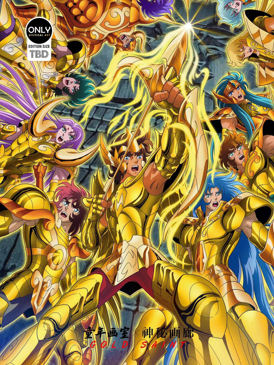 Saint Seiya Poster Golden Saints and Pegasus 12inx18in Free Shipping