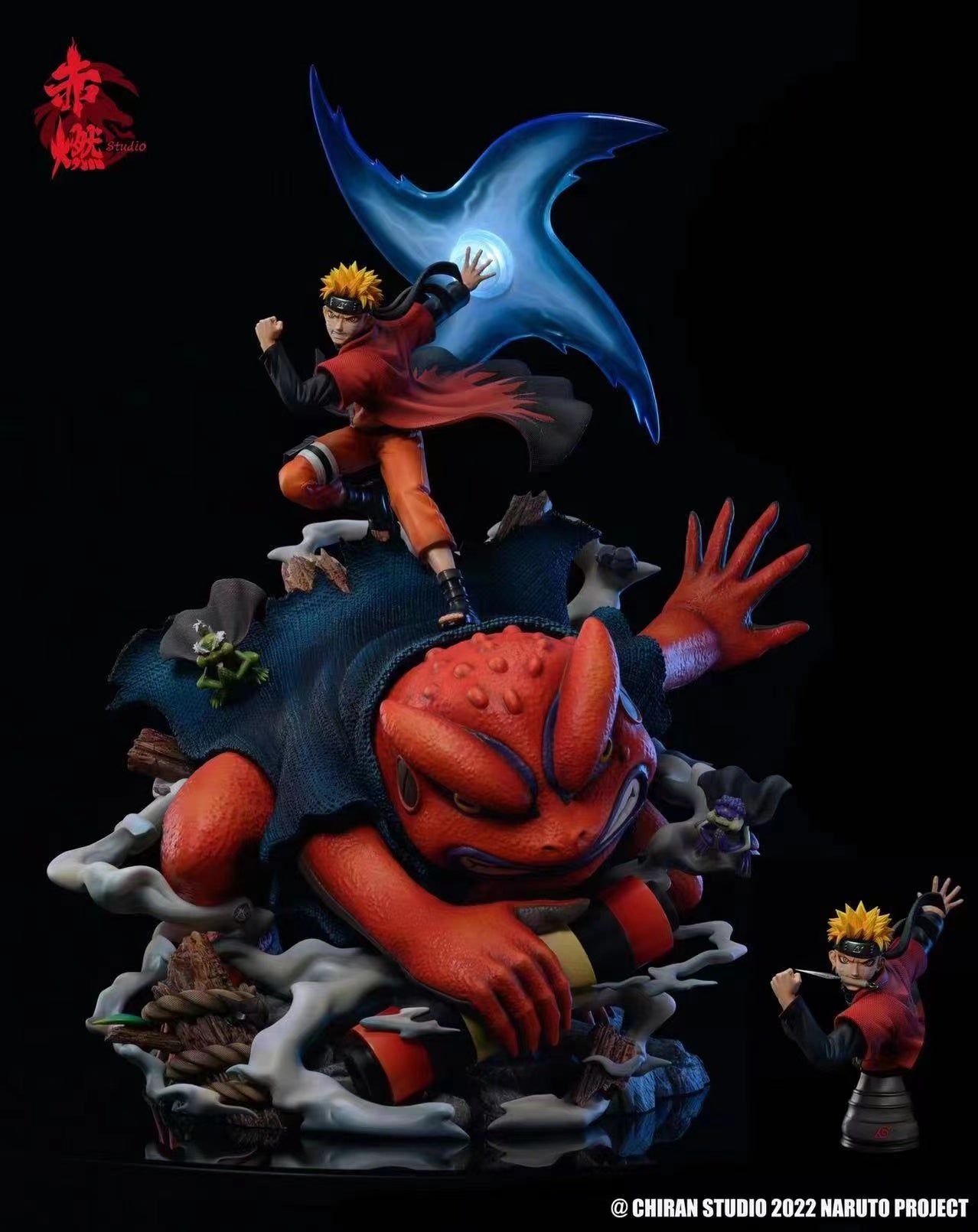 Chi Ran Studio - Uzumaki Naruto and Gamakichi