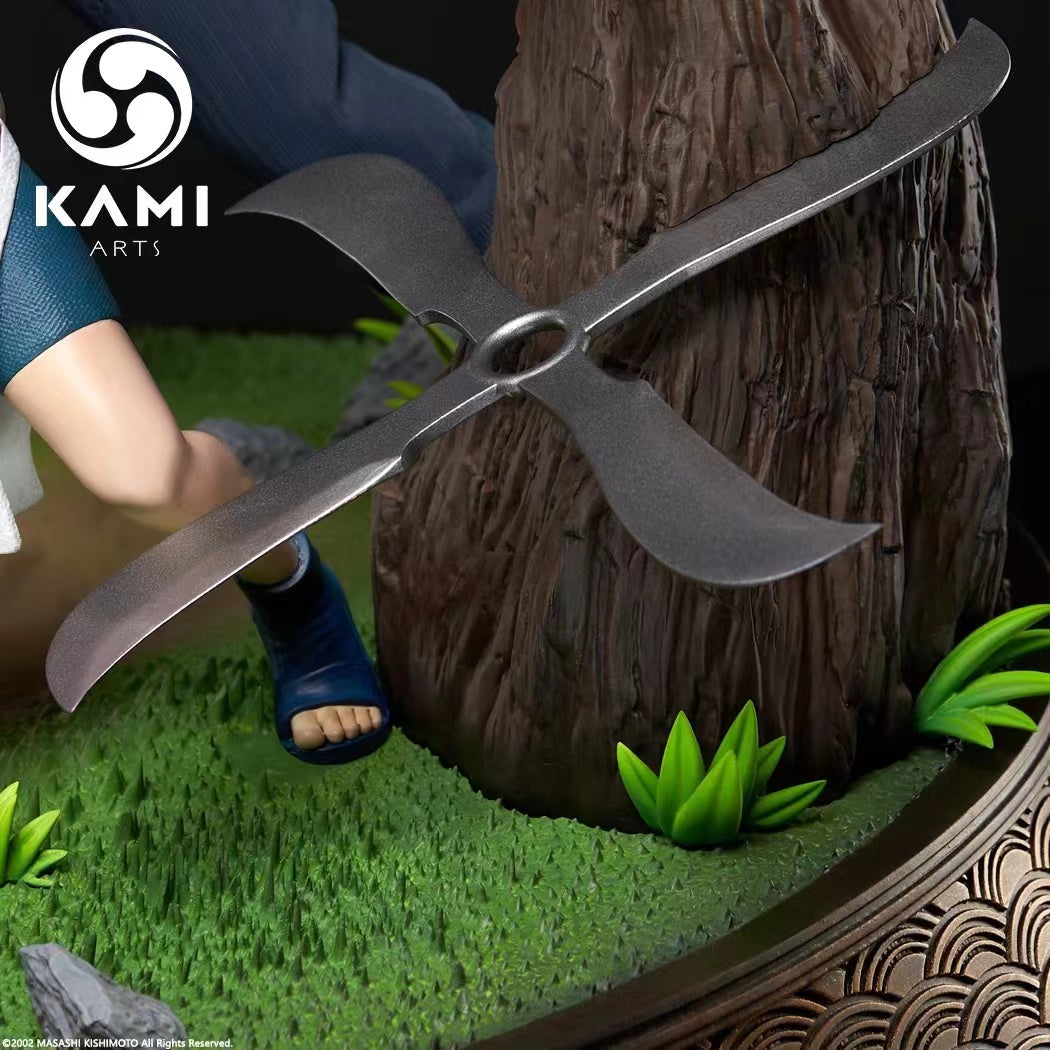 Kami Arts - Team 7 - Kakashi Hatake, Uchiha Sasuke, Uzumaki Naruto, Haruno Sakura & Pakkun