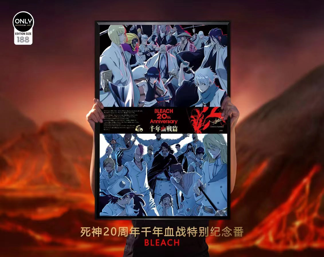 Mystical Art - 20th Anniversary Bleach Quincy Blood War Poster Frame