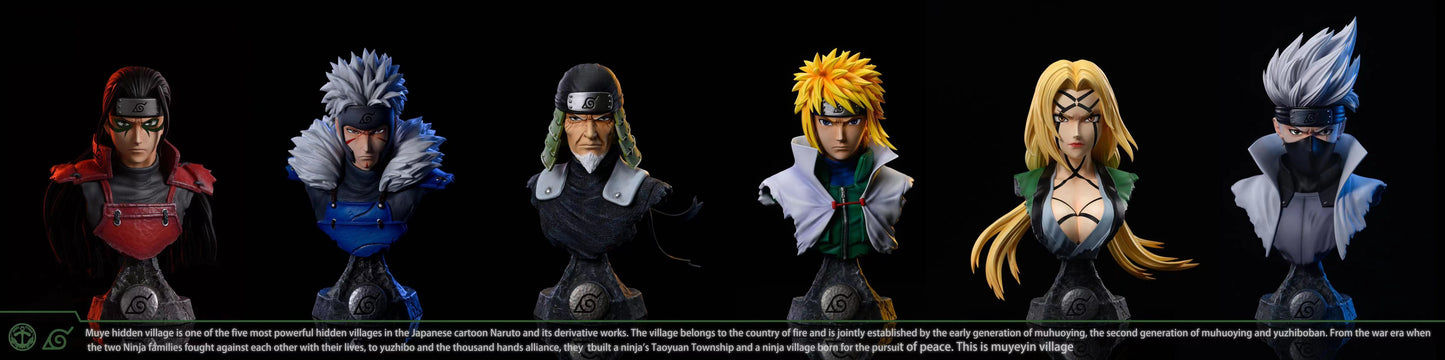 SURGE Studio - The Will of Fire Tsunade / Kakashi Hatake Bust
