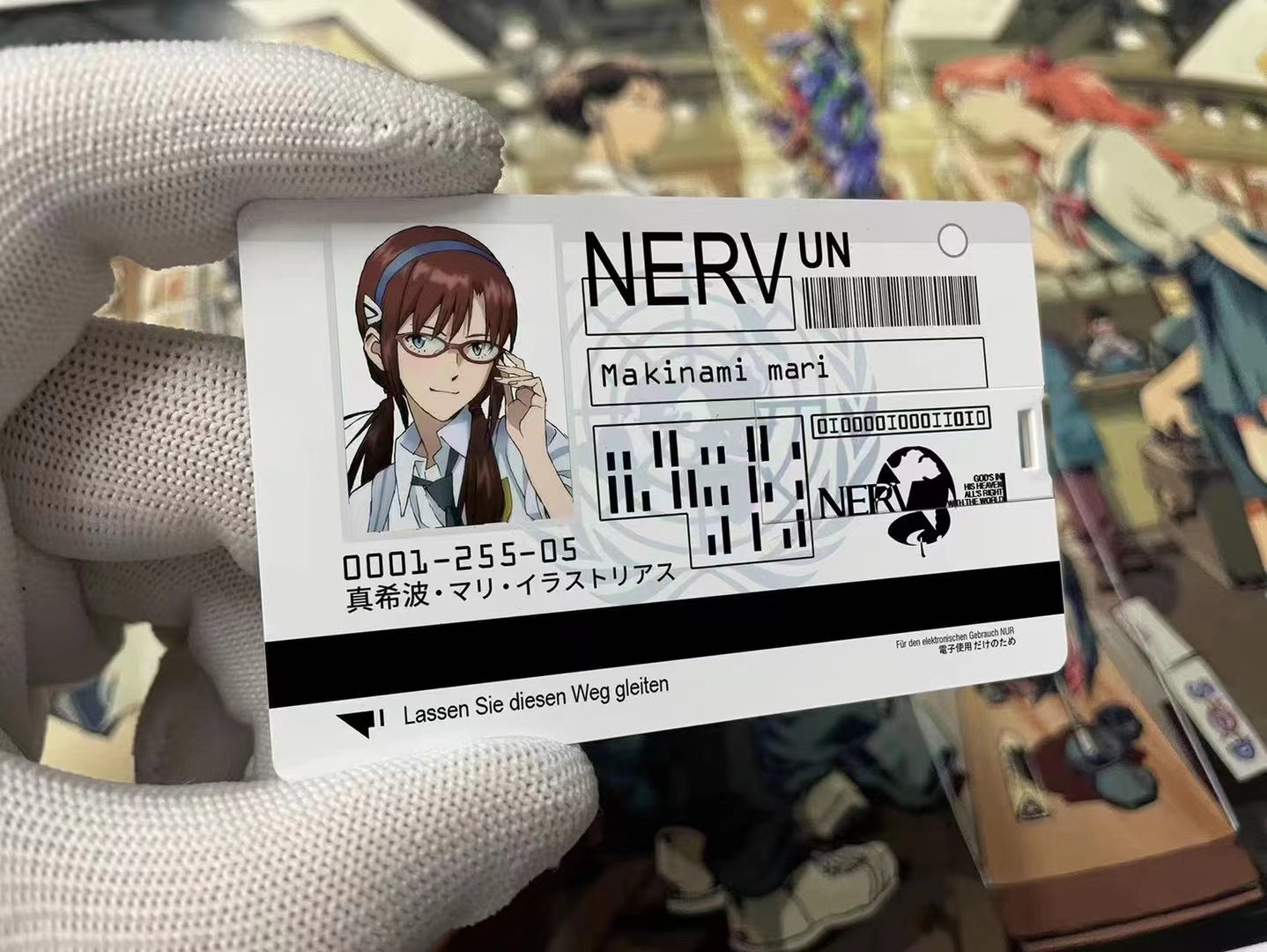 USB NERV ID Card # Series 02 - Misato Katsuragi / Kaworu Nagisa / Mari Illustrious Makinami