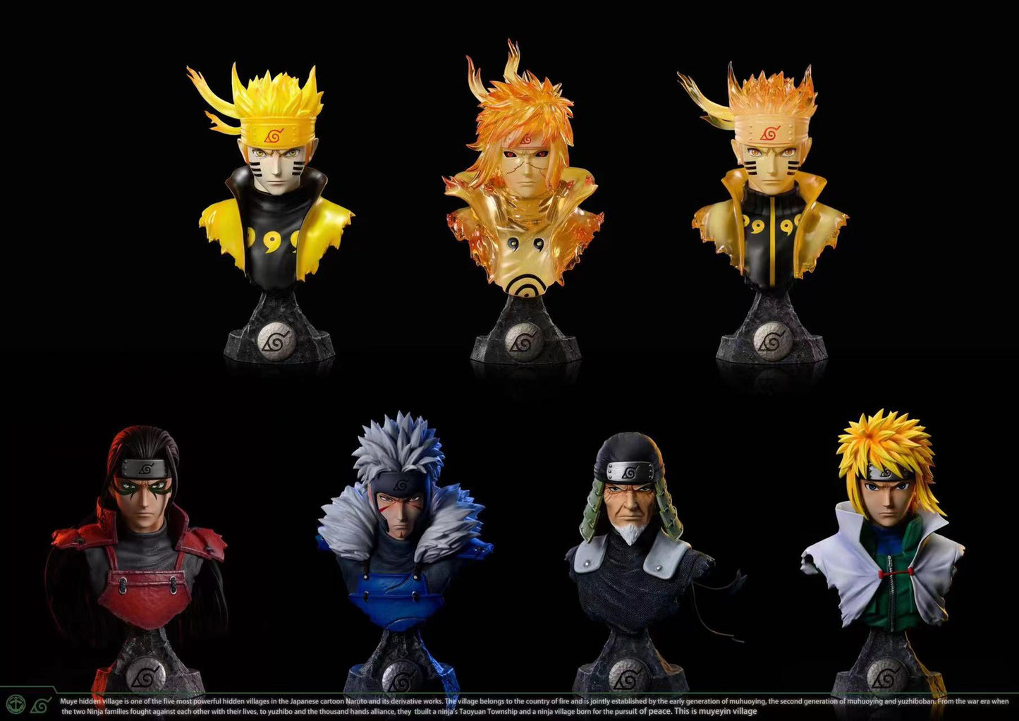 Surge Studio - Ninetails Chakra Mode Minato / Ninetails Chakra Mode Naruto / Six Path Sage Mode Naruto
