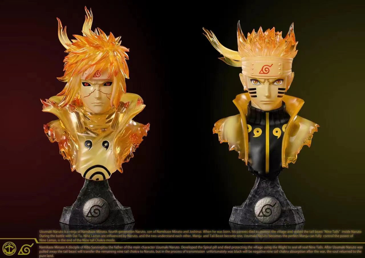 Surge Studio - Ninetails Chakra Mode Minato / Ninetails Chakra Mode Naruto / Six Path Sage Mode Naruto