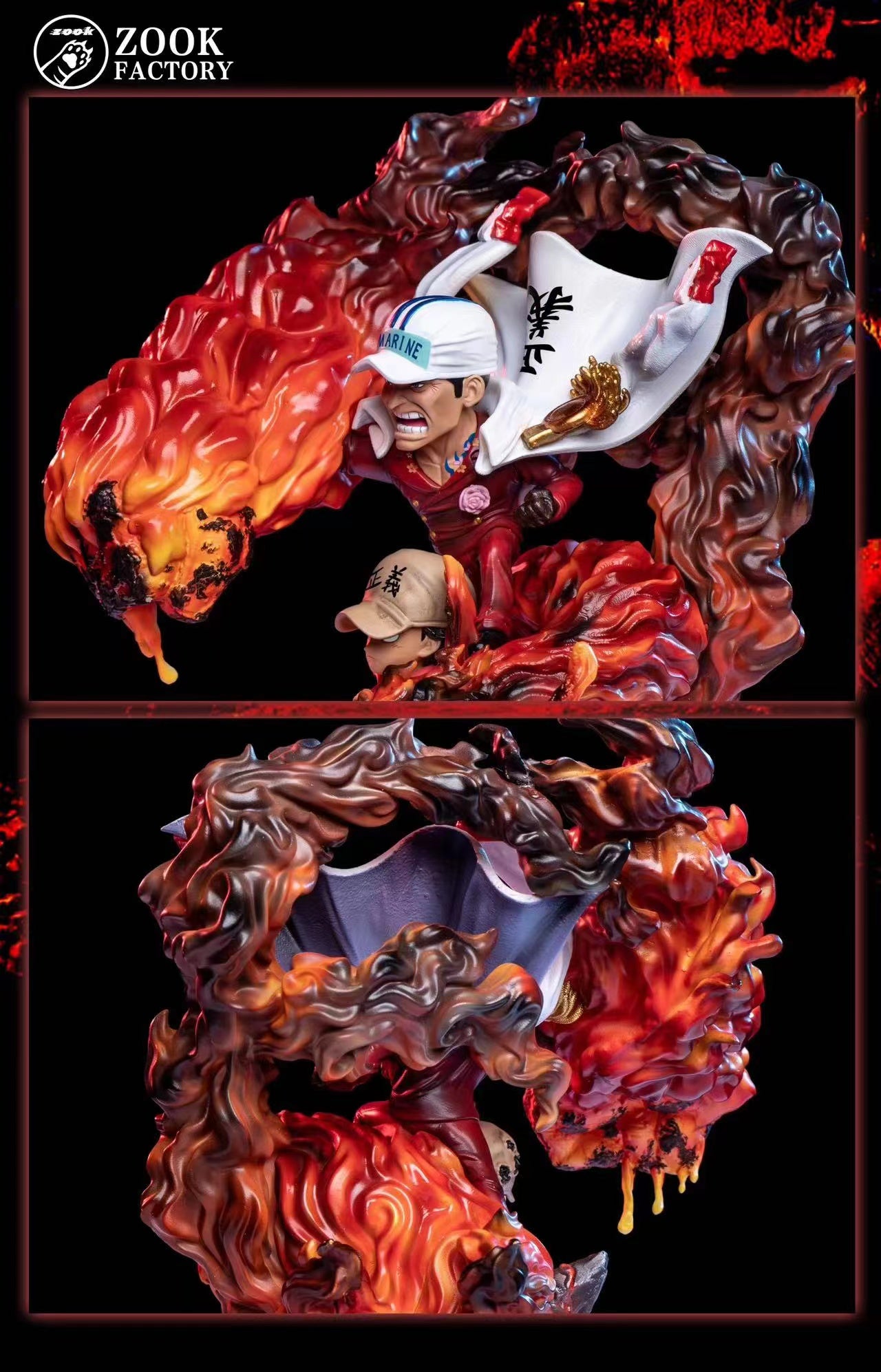 Zook Factory - Sakazuki Akainu and Kid Akainu