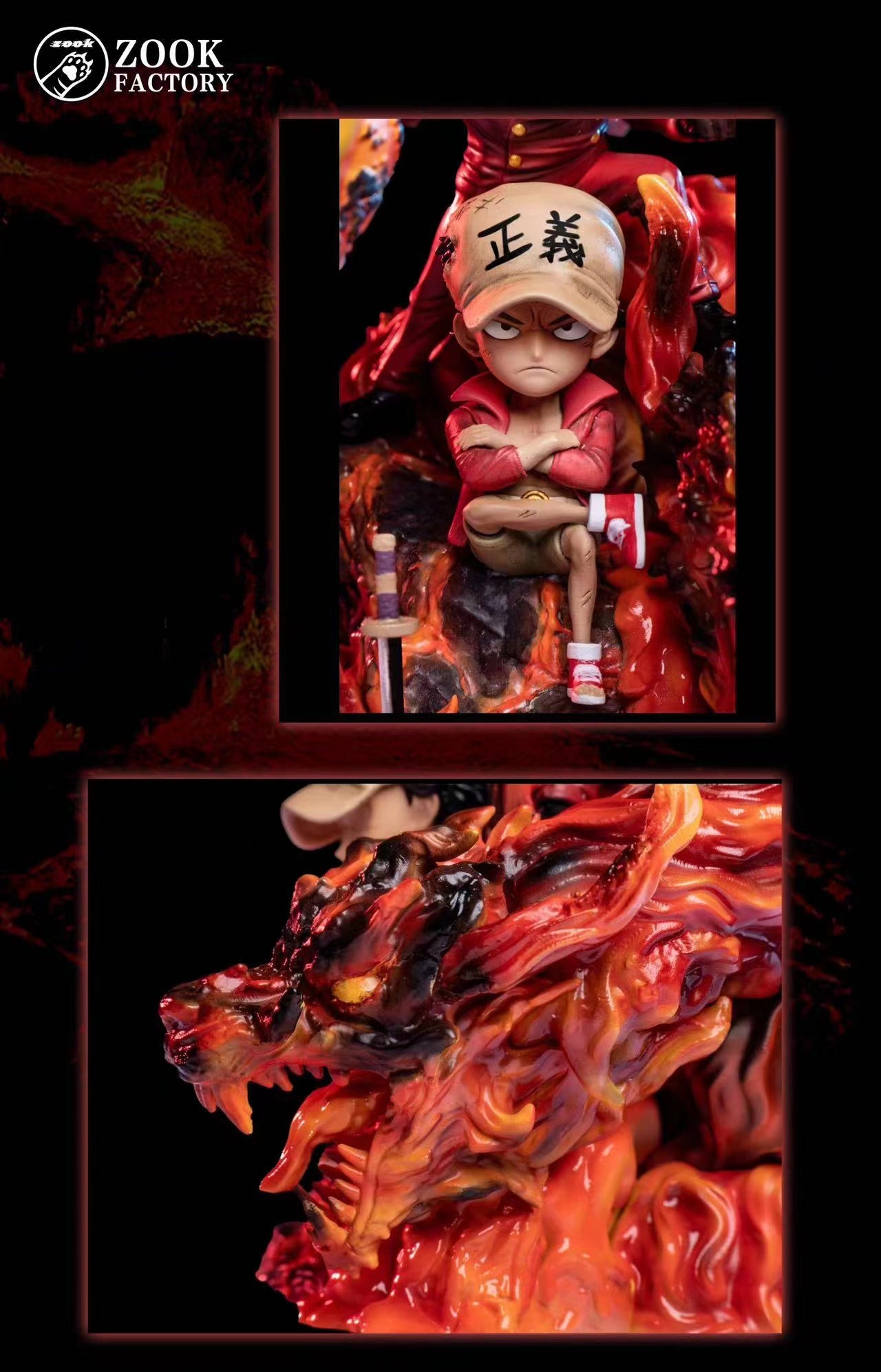 Zook Factory - Sakazuki Akainu and Kid Akainu