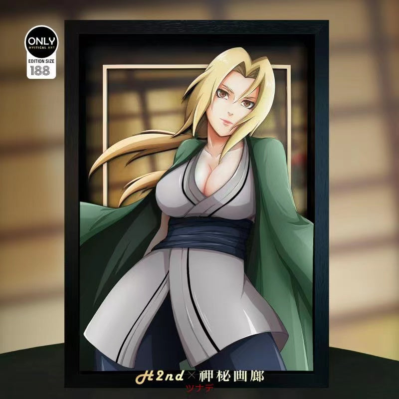 Mystical Art x H2nd - Tsunade 3D Cast Off Poster Frame